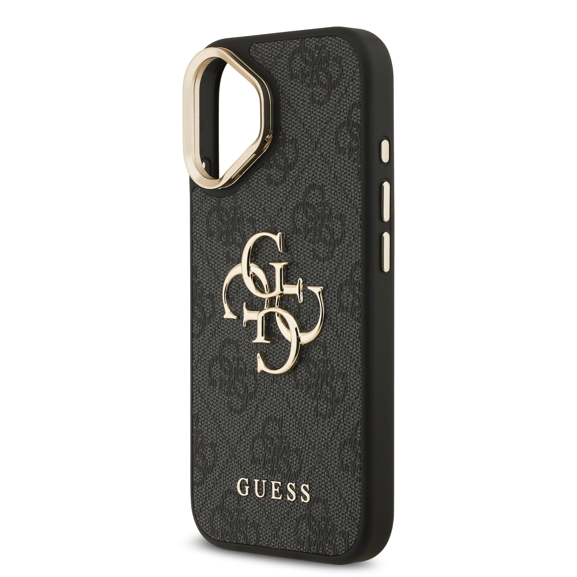 GUESS GUHCP17SPCS4GP4K HardCase 4G PU W/ Big 4G Classic Logo & Stand Camera Black iPhone 17