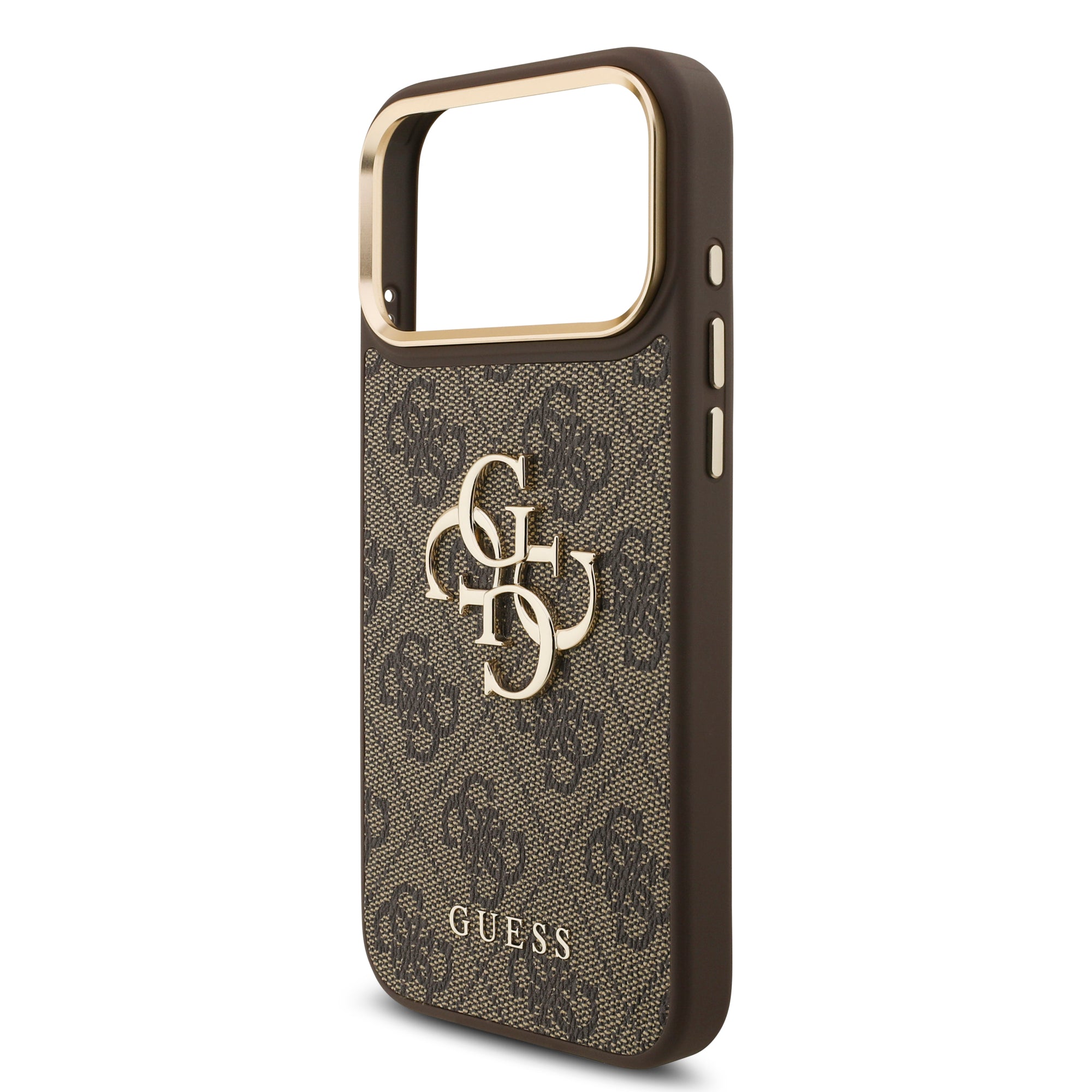 GUESS GUHCP17X4GMGCBR HardaseC 4G PU W/ Big 4G Classic Logo GD Brown iPhone 17 Pro Max