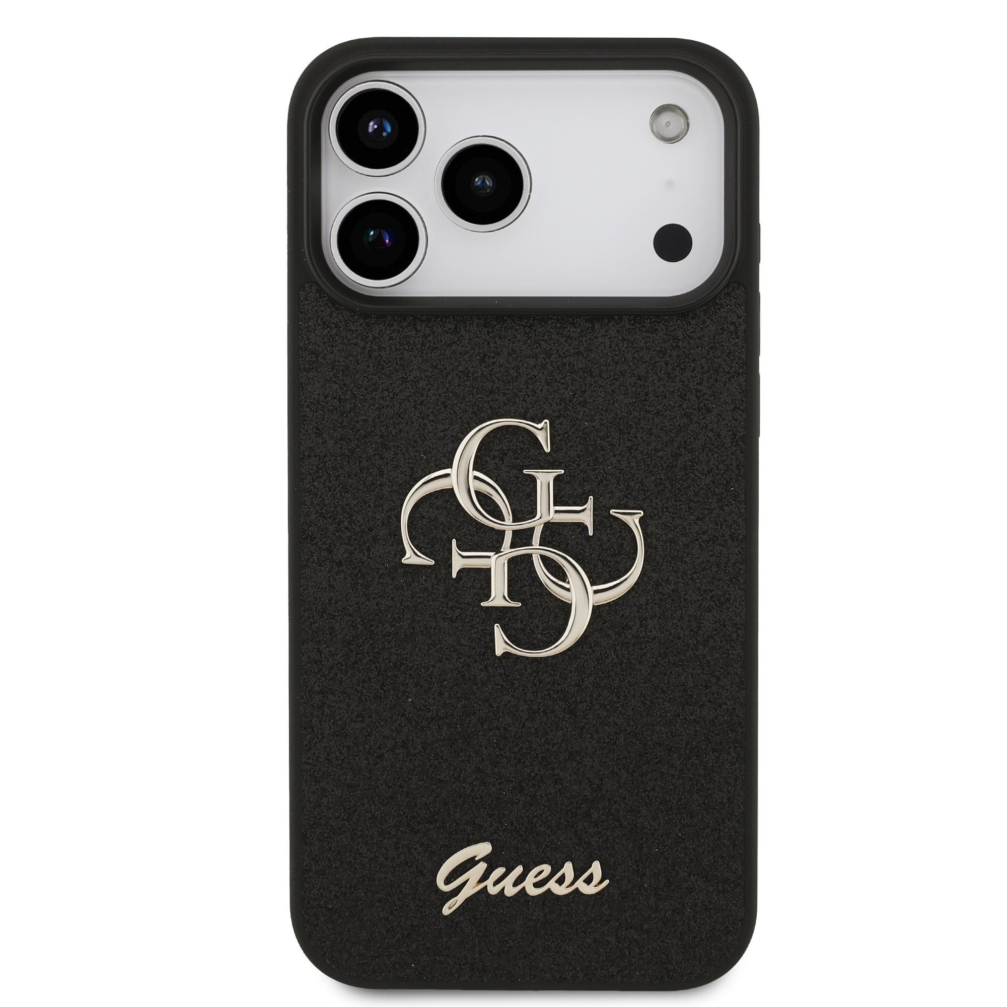 GUESS GUHCP17XHG4SGK HardCase Fixed Glitter Big 4G  Black iPhone 17 Pro Max