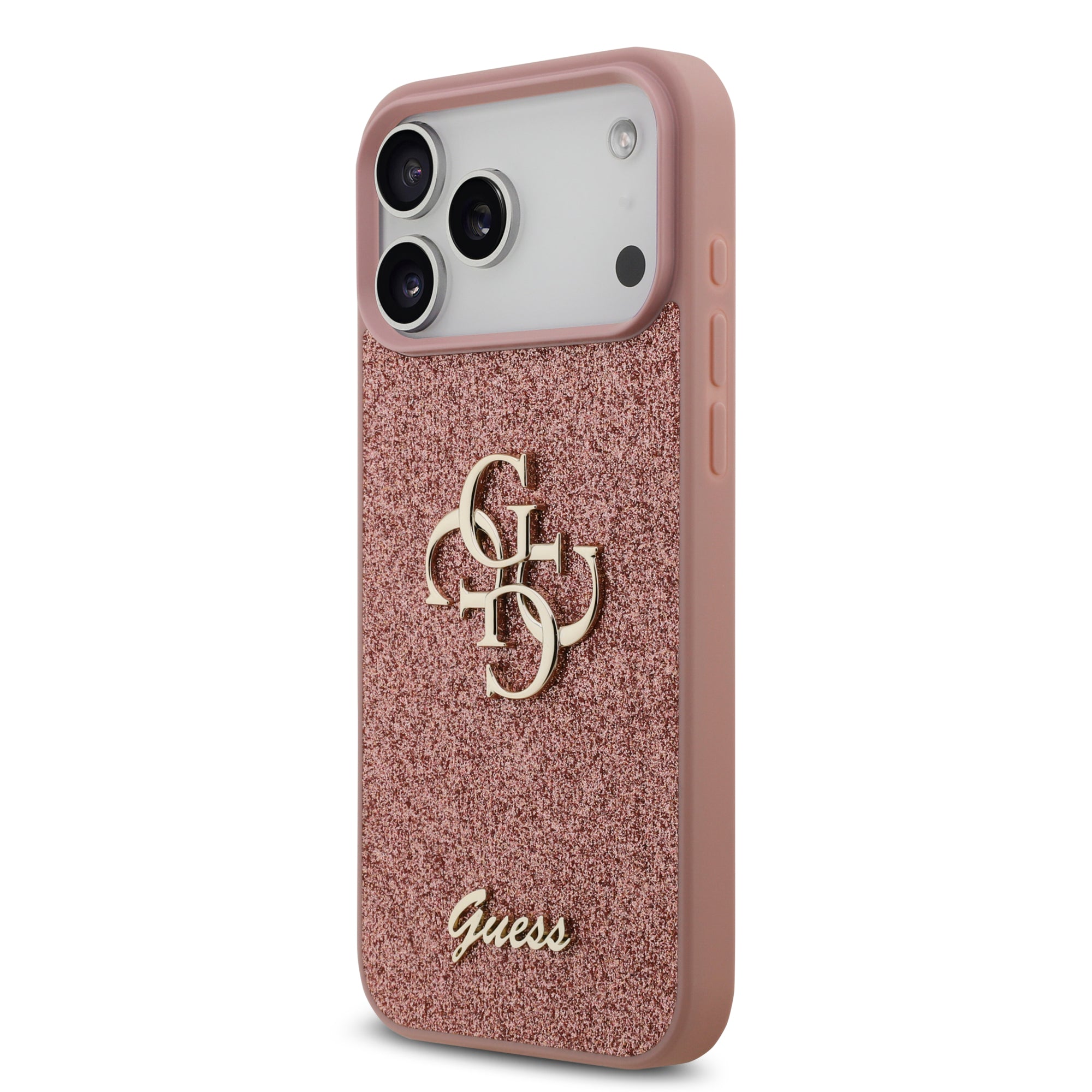 GUESS GUHCP17LHG4SGP HardCase Fixed Glitter Big 4G  Pink iPhone 17 Pro