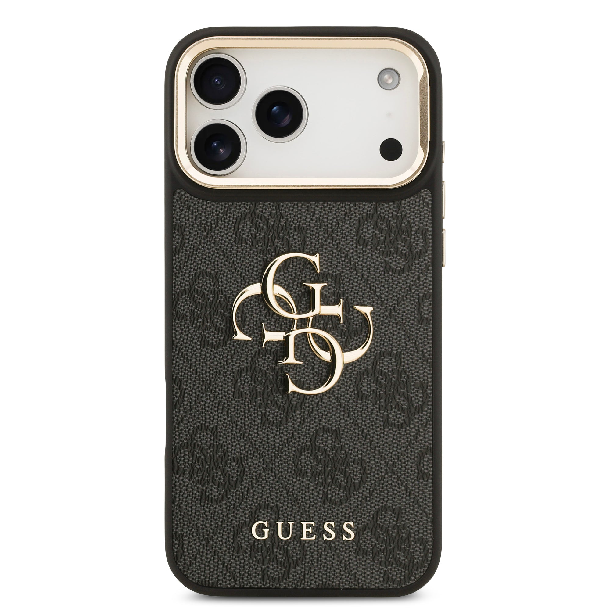 GUESS GUHCP17XPCS4GP4K HardCase 4G PU W/ Big 4G Classic Logo & Stand Camera Black iPhone 17 Pro Max
