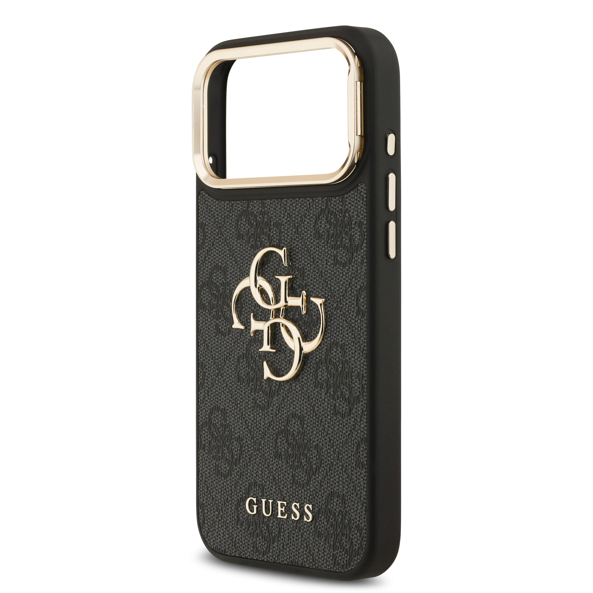 GUESS GUHCP17XPCS4GP4K HardCase 4G PU W/ Big 4G Classic Logo & Stand Camera Black iPhone 17 Pro Max