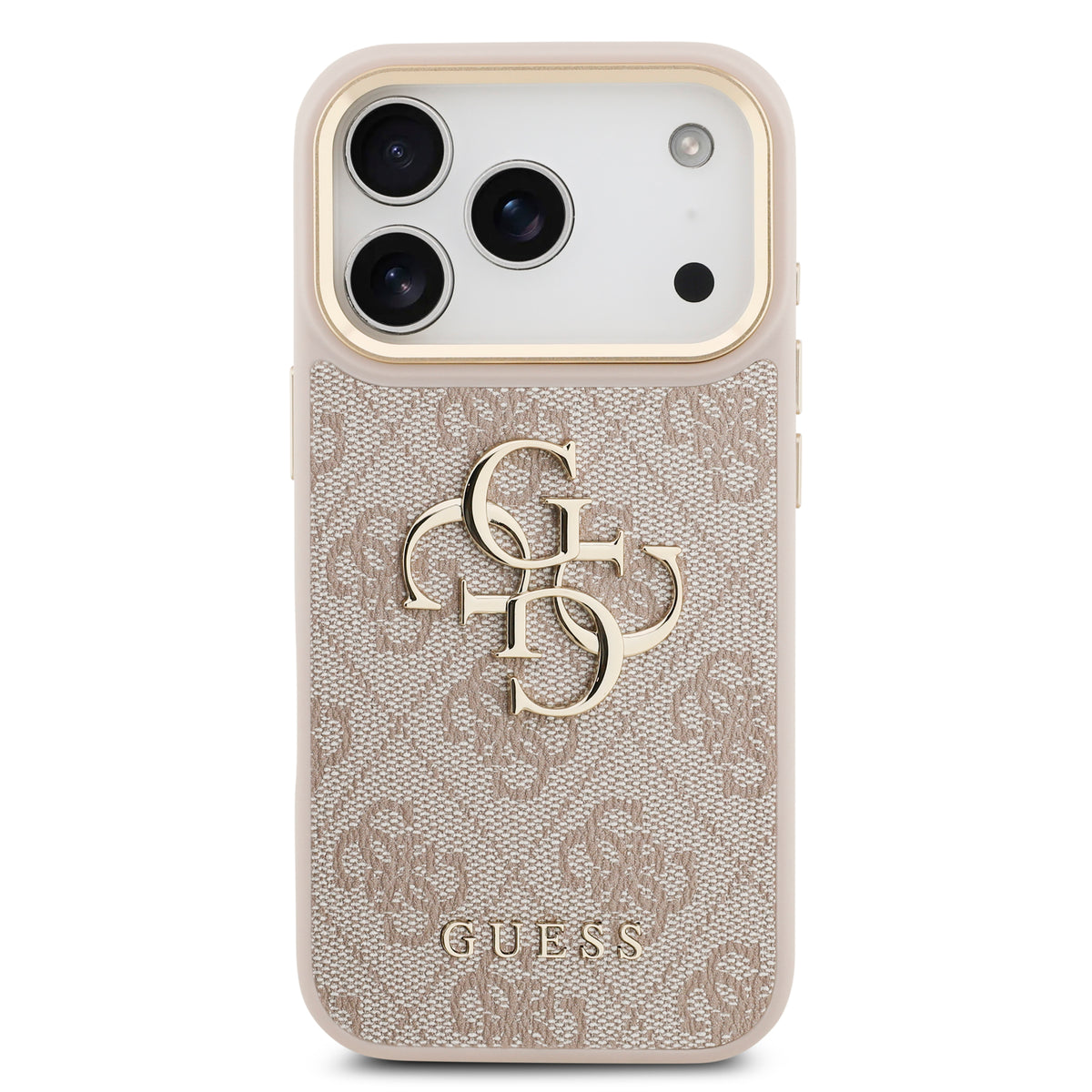 Guess GUHCP18L4GMGCPI 4G Big 4G Classic Logo for iPhone 18 pro / iPhone 17 Pro pink gold