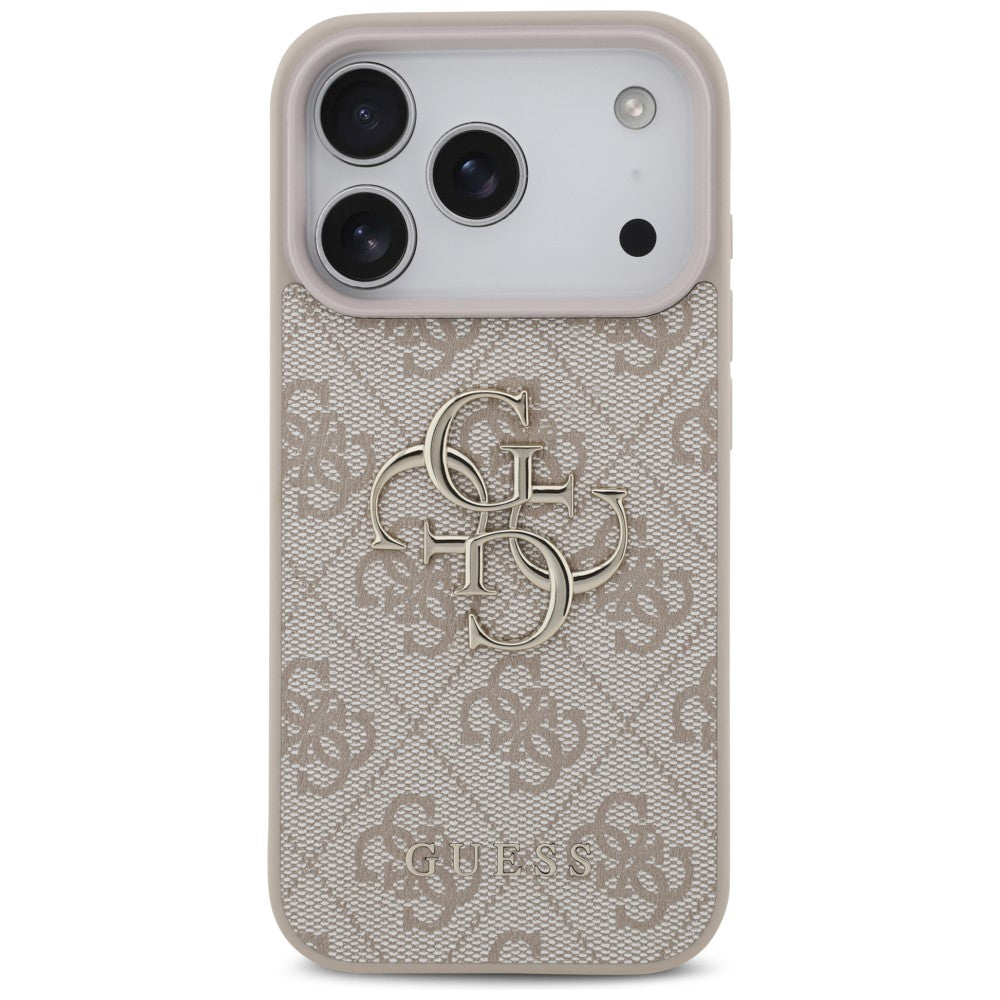 GUESS GUHCP18X4GMGPI HardCase 4G PU Big Logo iPhone 18 Pro Max / iPhone 17 Pro Max Pink