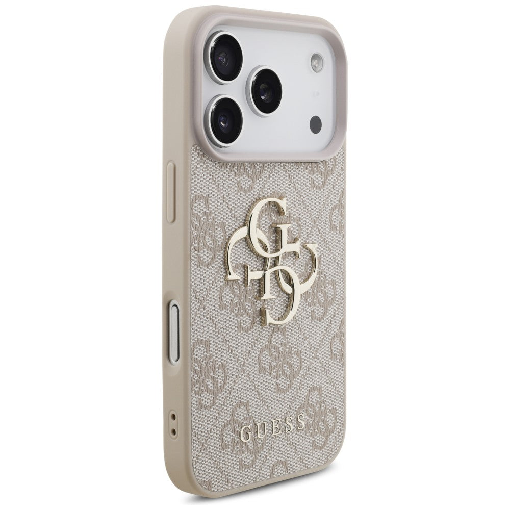 GUESS GUHCP18X4GMGPI HardCase 4G PU Big Logo iPhone 18 Pro Max / iPhone 17 Pro Max Pink