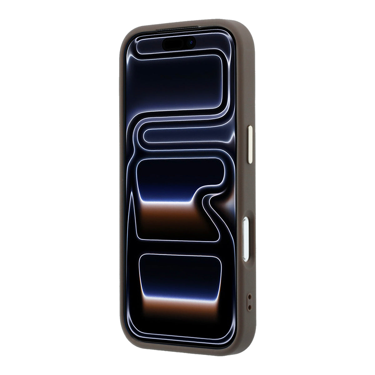 Guess GUHCP18L6P4DSMLW 4G & Big Strass Logo Case for iPhone 18 Pro / iPhone 17 Pro Brown