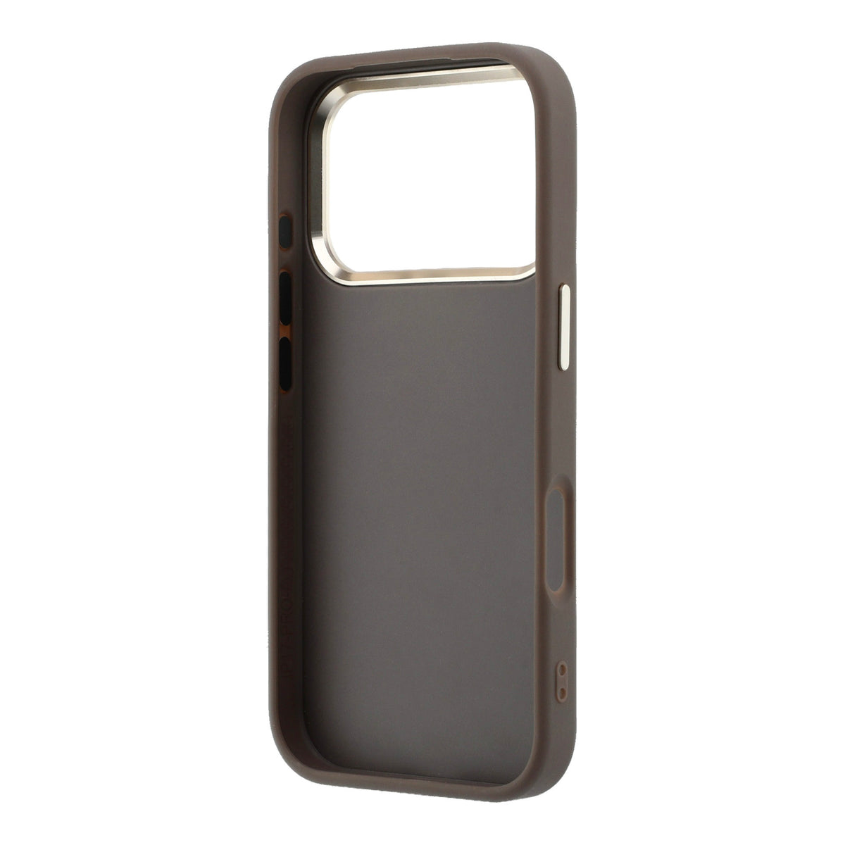 Guess GUHCP18L6P4DSMLW 4G & Big Strass Logo Case for iPhone 18 Pro / iPhone 17 Pro Brown