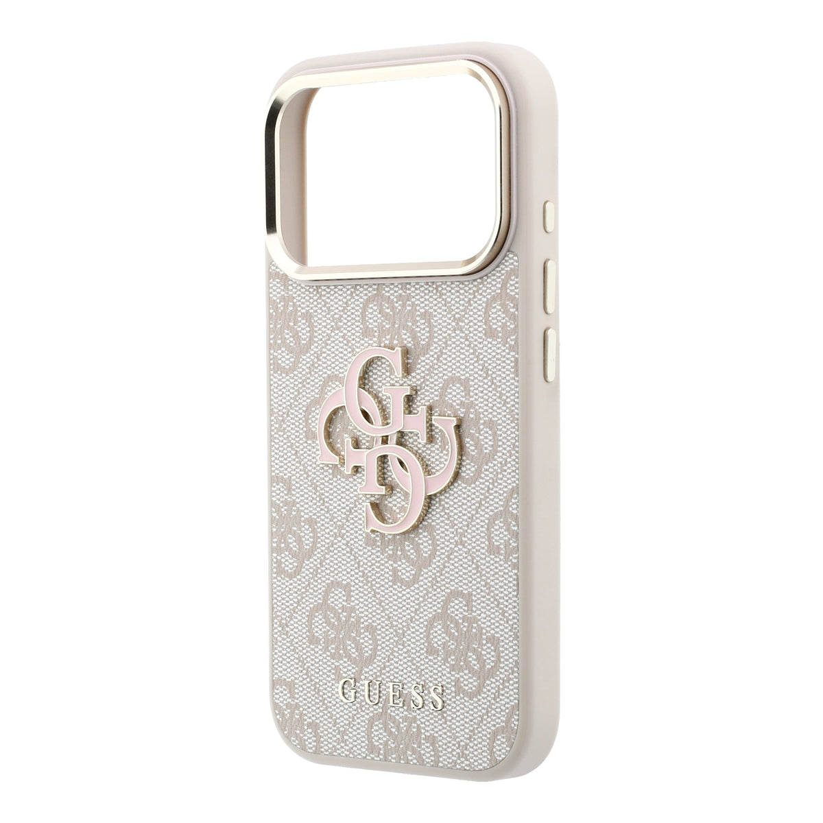 Guess GUHCP18L6P4SRMLP 4G & Big Resin Logo case for iPhone 18 Pro / iPhone 17 Pro Pink