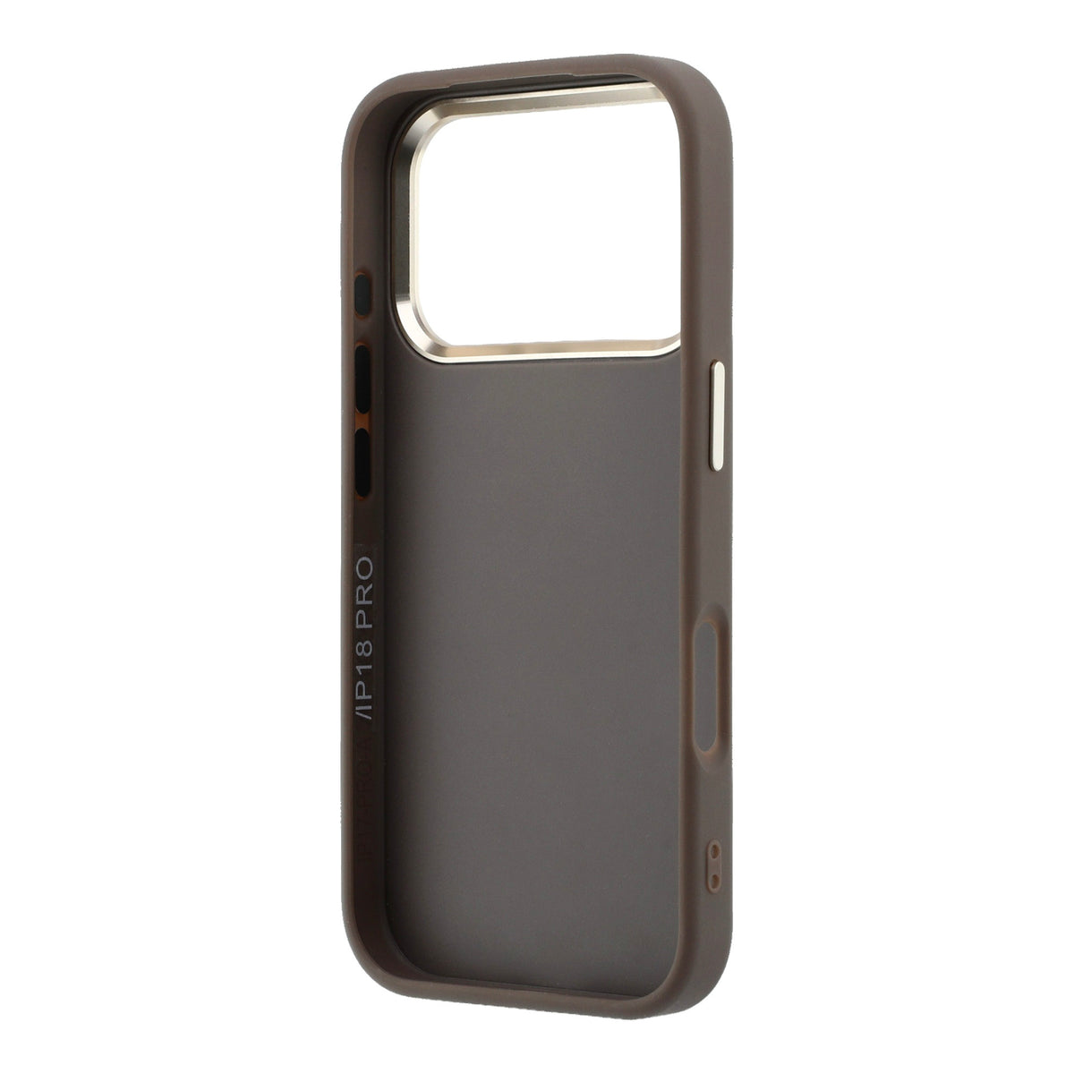 Guess GUHCP18L6P4SRMLW 4G & Big Resin Logo case for iPhone 18 Pro / iPhone 17 Pro Brown