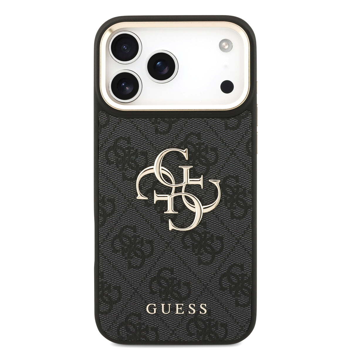 Guess GUHCP18X4GMGCGR 4G Big 4G Classic Logo for iPhone 18 Pro Max / iPhone 17 Pro Max black gold