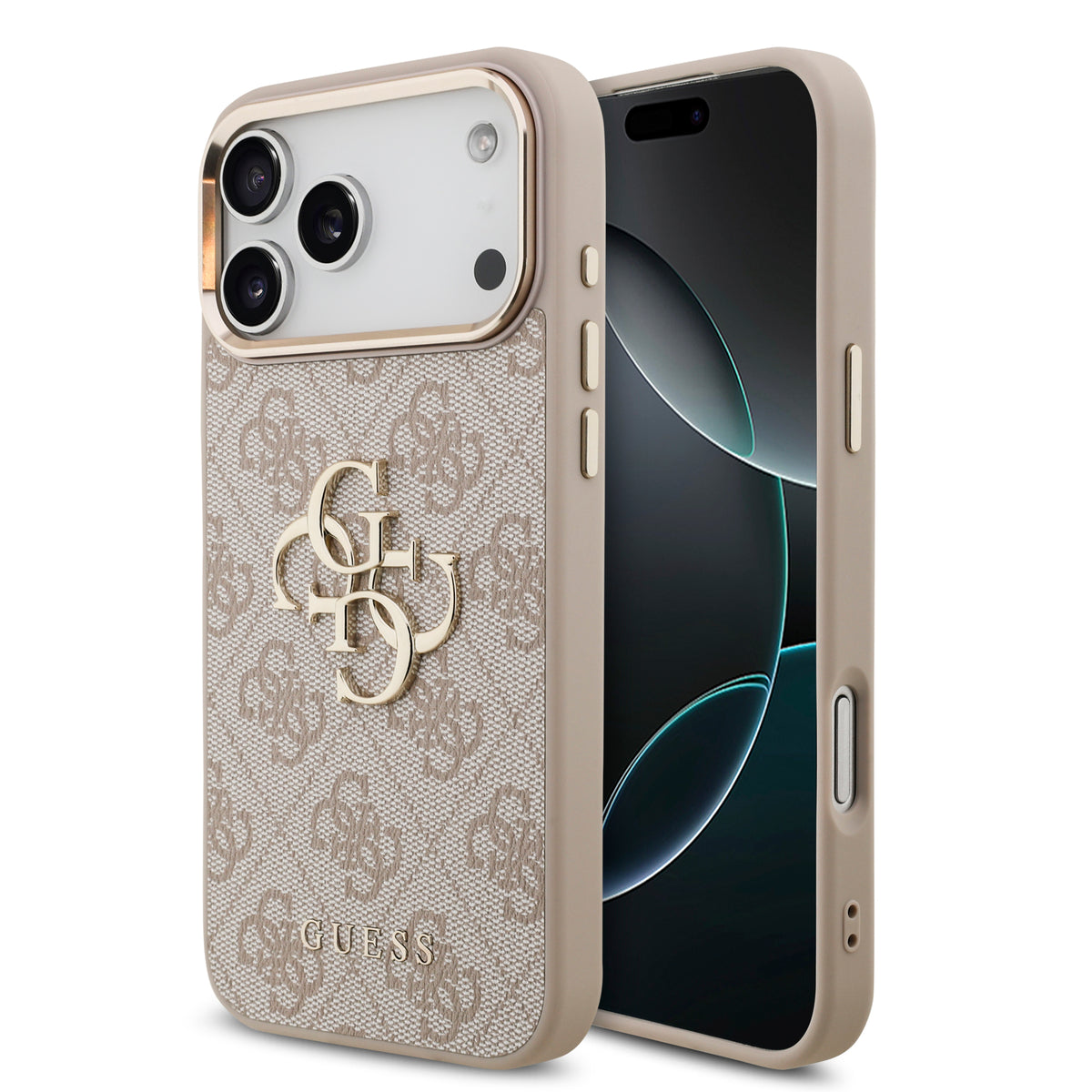 Guess GUHCP18X4GMGCPI 4G Big 4G Classic Logo for iPhone 18 Pro Max / iPhone 17 Pro Max pink gold