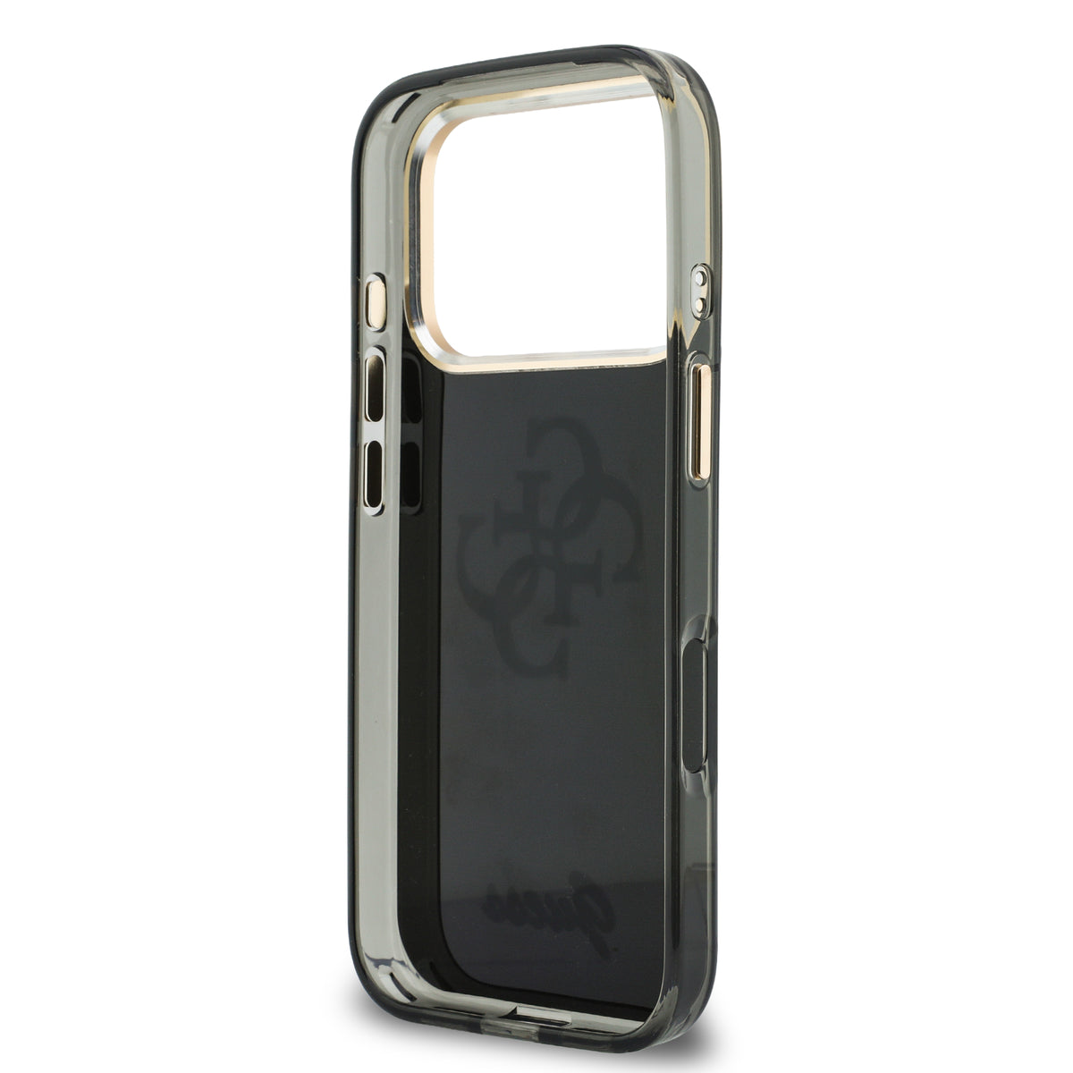 Guess GUHCP18X5HC4MLSK IML 4G Script Metal Case for iPhone 18 Pro Max / iPhone 17 Pro Max black