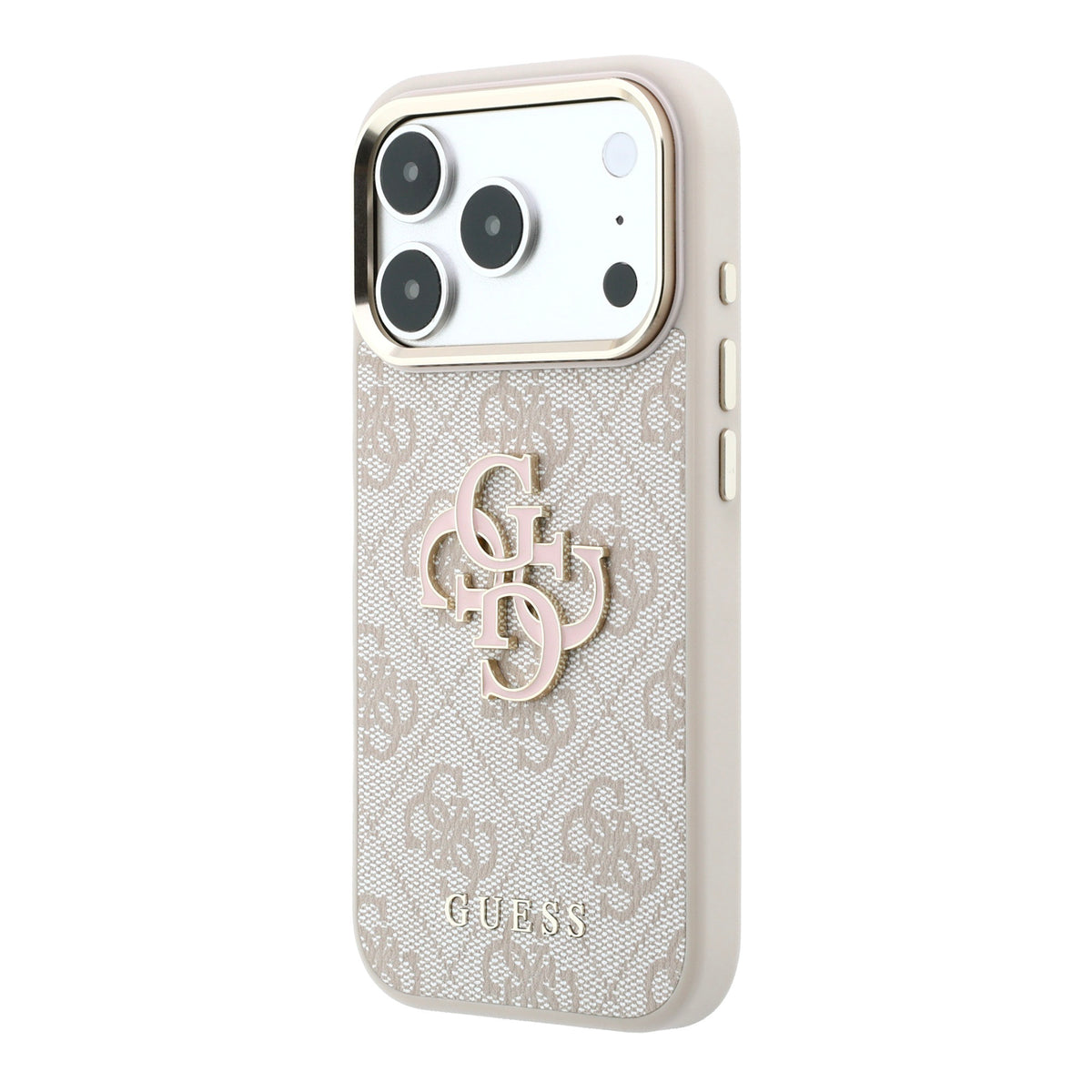 Guess GUHCP18X6P4SRMLP 4G & Big Resin Logo for iPhone 18 Pro Max / iPhone 17 Pro Max Pink