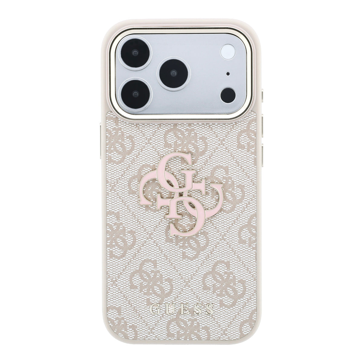 Guess GUHCP18X6P4SRMLP 4G & Big Resin Logo for iPhone 18 Pro Max / iPhone 17 Pro Max Pink