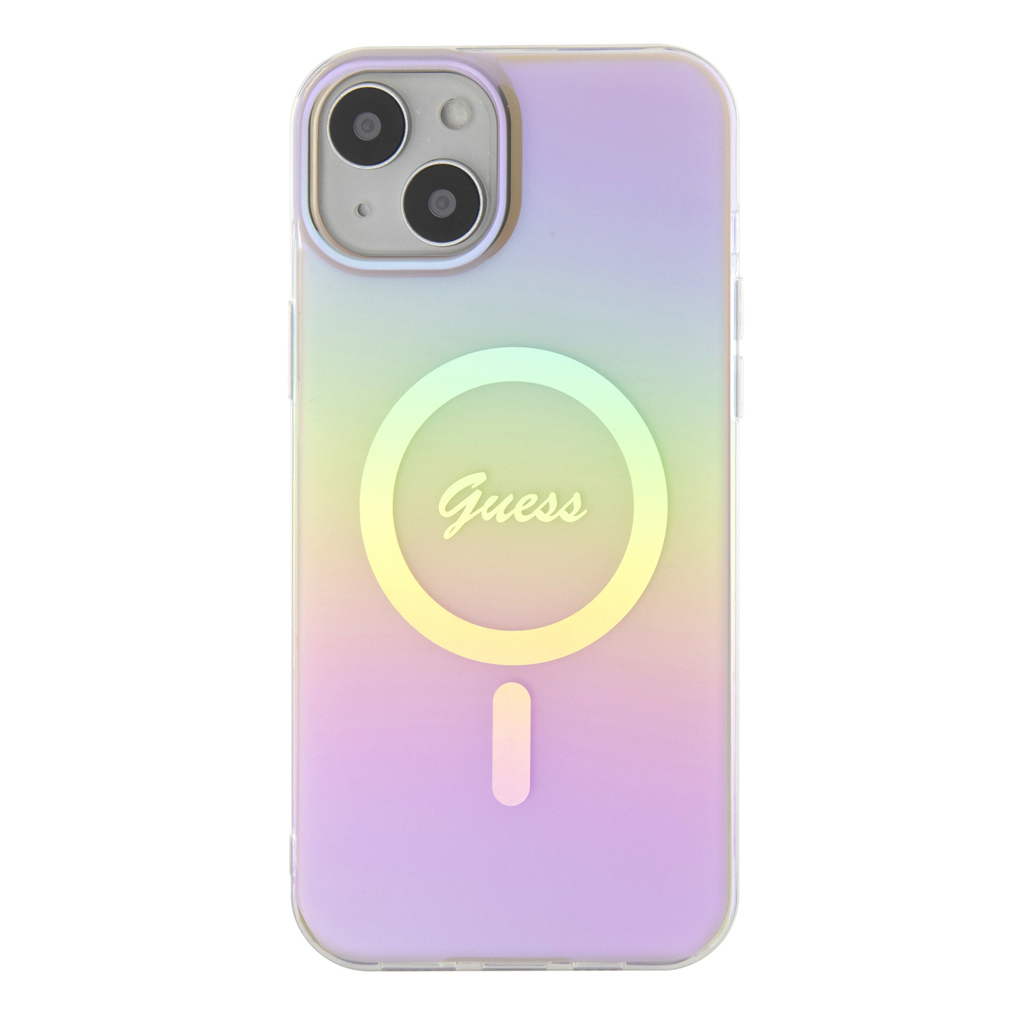 GUESS HC IML MagSafe IRIDESCENT PINK iPhone 15 / 14 / 13