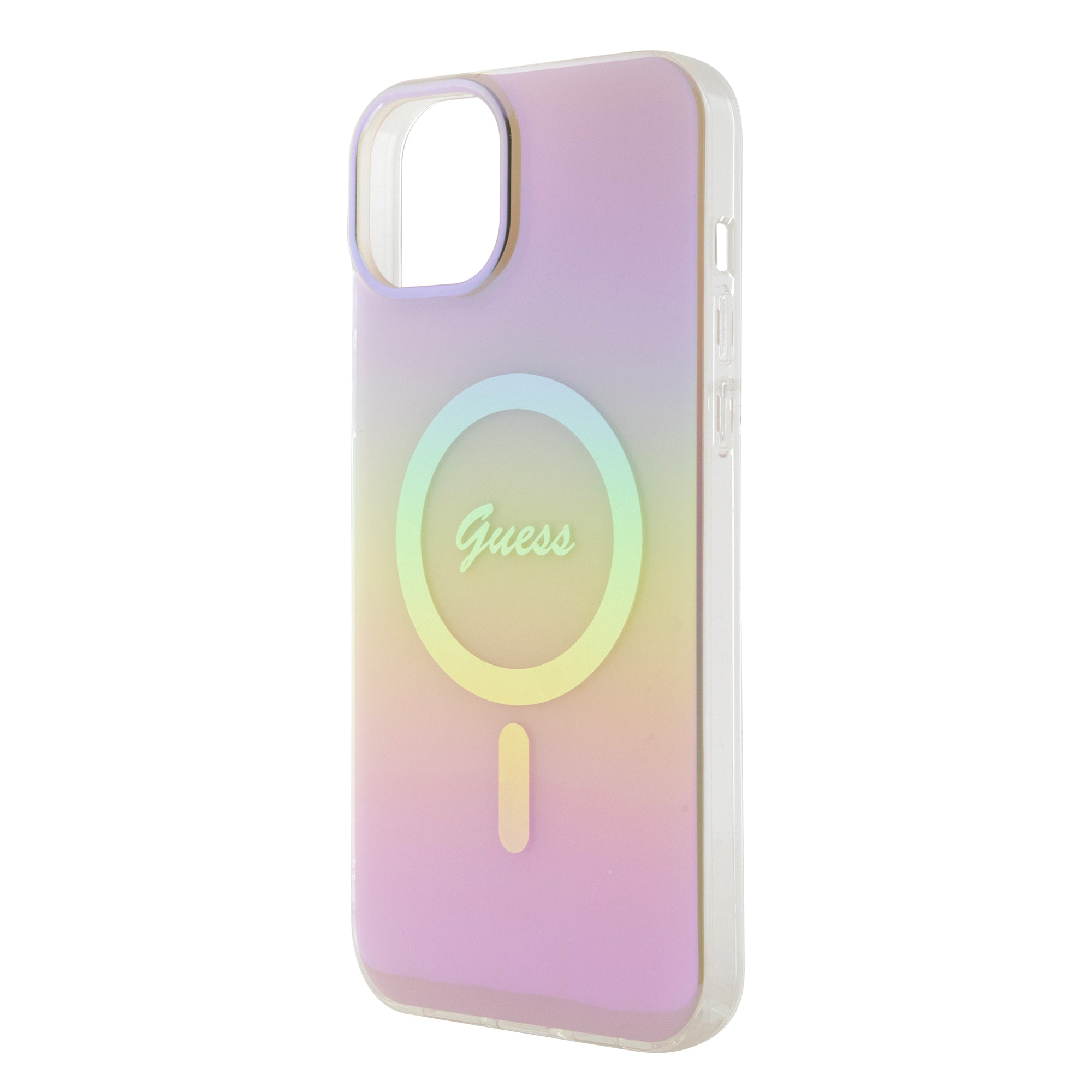 GUESS HC IML MagSafe IRIDESCENT PINK iPhone 15 / 14 / 13