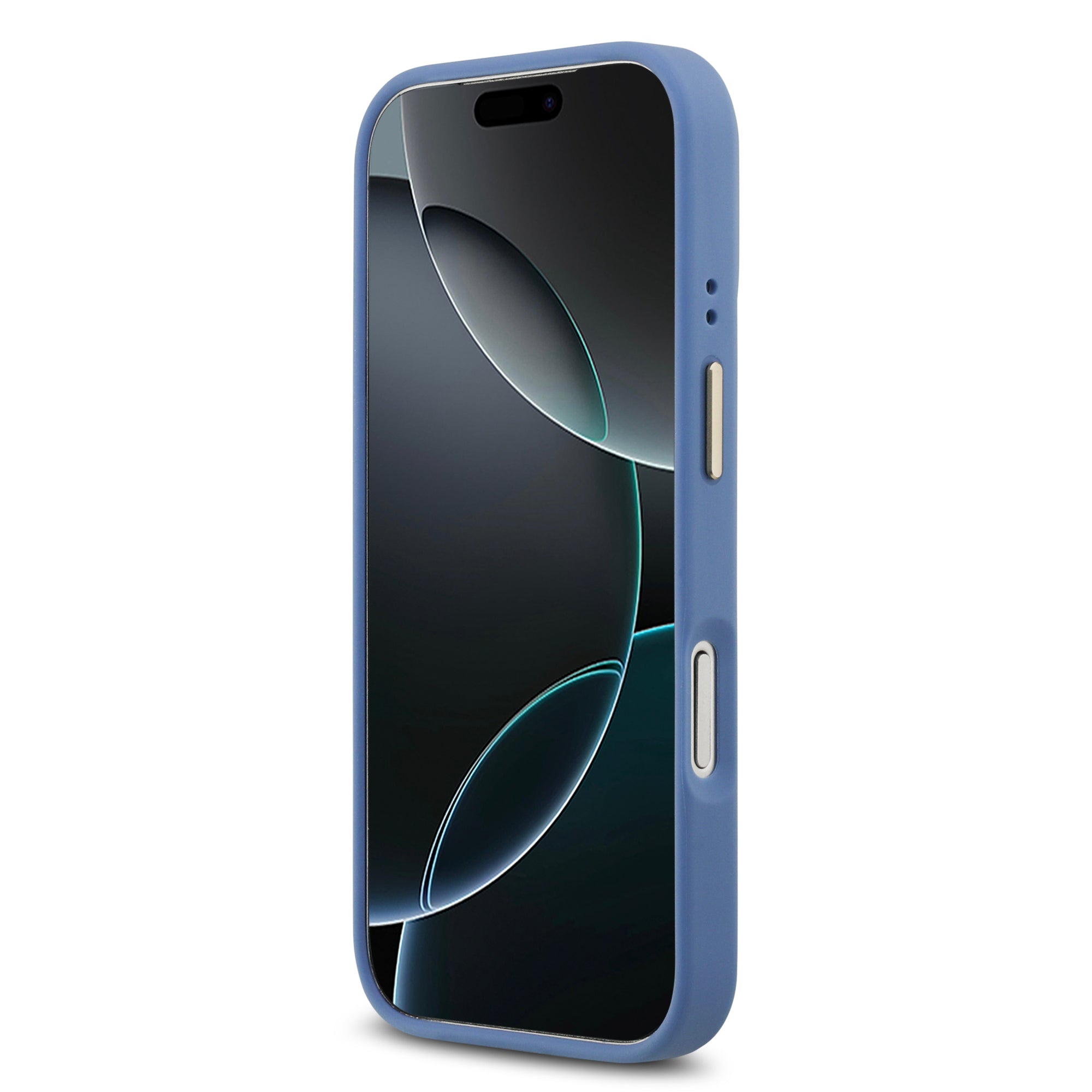 GUESS GUHMP17LP4GRMDEB Hardcase MagSafe PU W/ 4G PU Strass Logo Blue iPhone 17 Pro