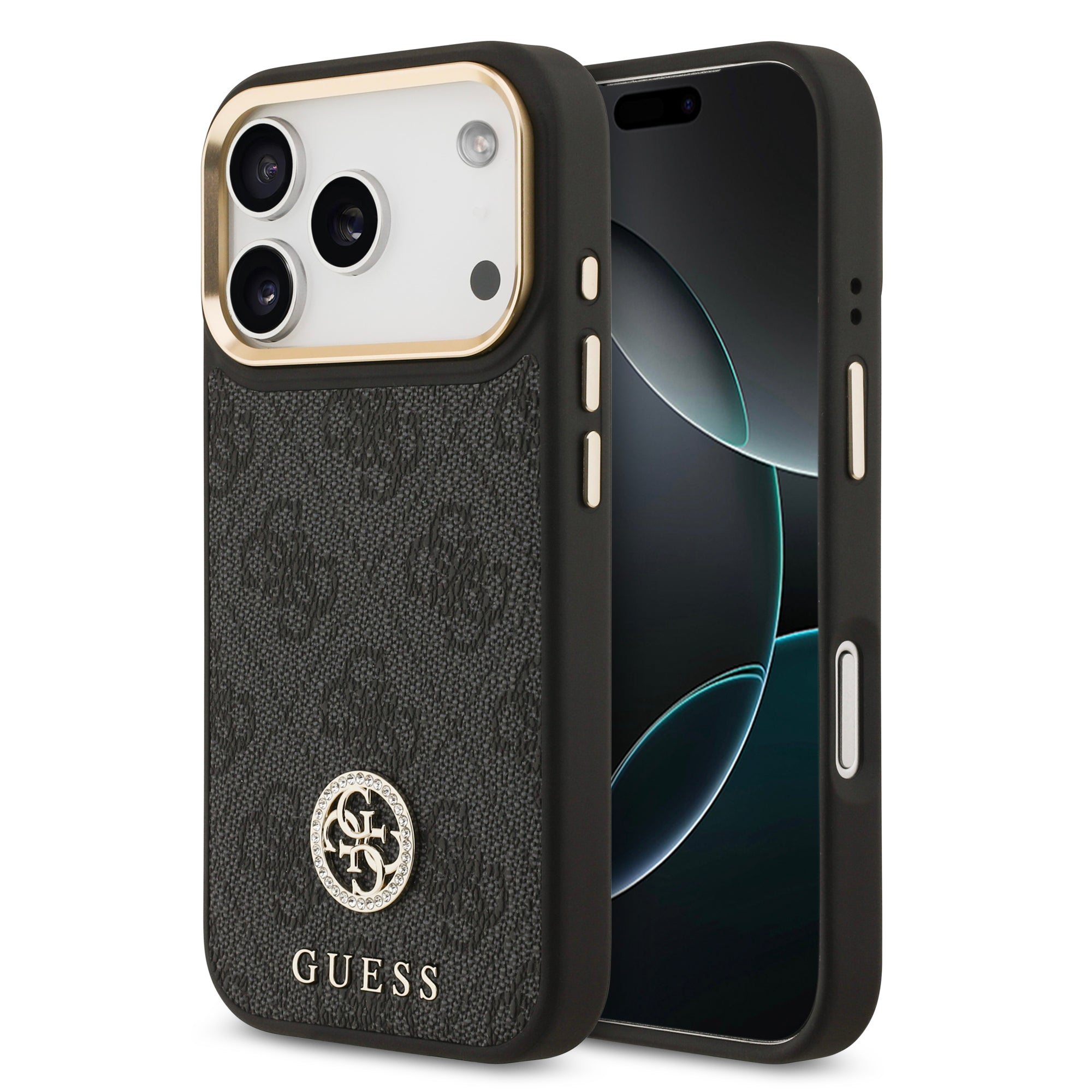Guess GUHMP17LP4GRMDEK CASE For iPhone17 Pro