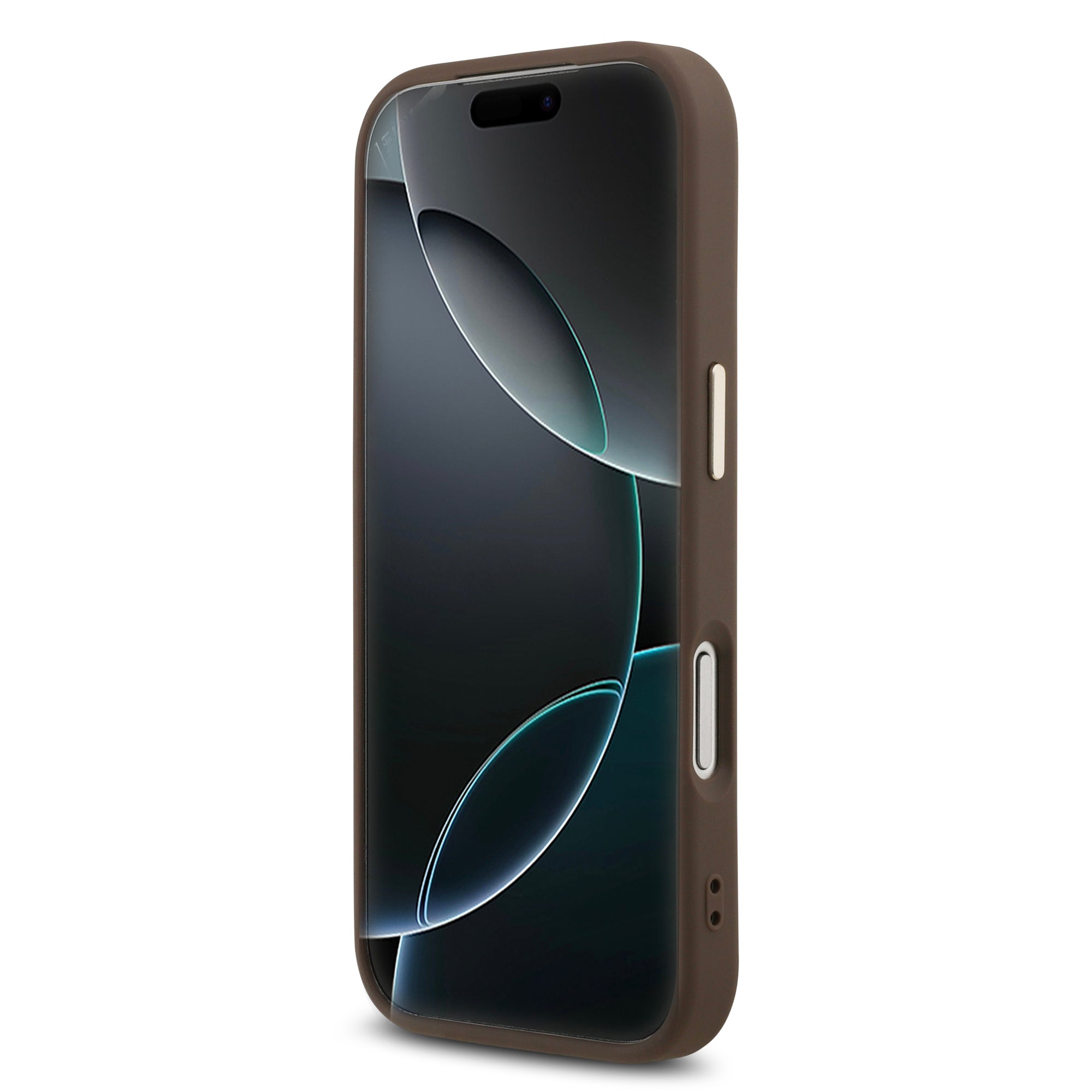 GUESS GUHMP17LP4GTDGMW HardCase MagSafe 4G PU W/ Triangle Logo GD Brown iPhone 17 Pro