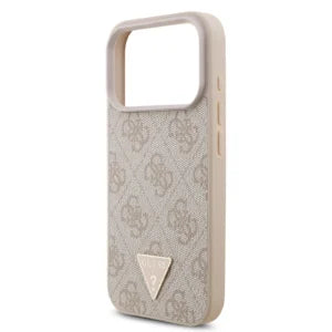 Guess GUHMP17XP4TSDPPSP 4G Strap Triangle Logo MagSafe case for iPhone 17 Pro Max Pink