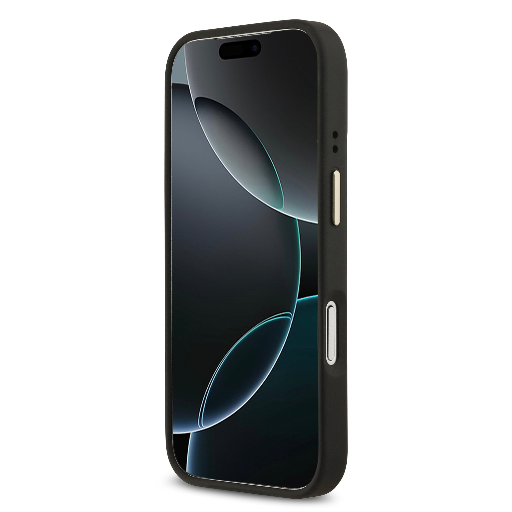 GUESS GUHMP17LU4GPRK HardCase MagSafe 4G PU Logo Plate Black iPhone 17 Pro