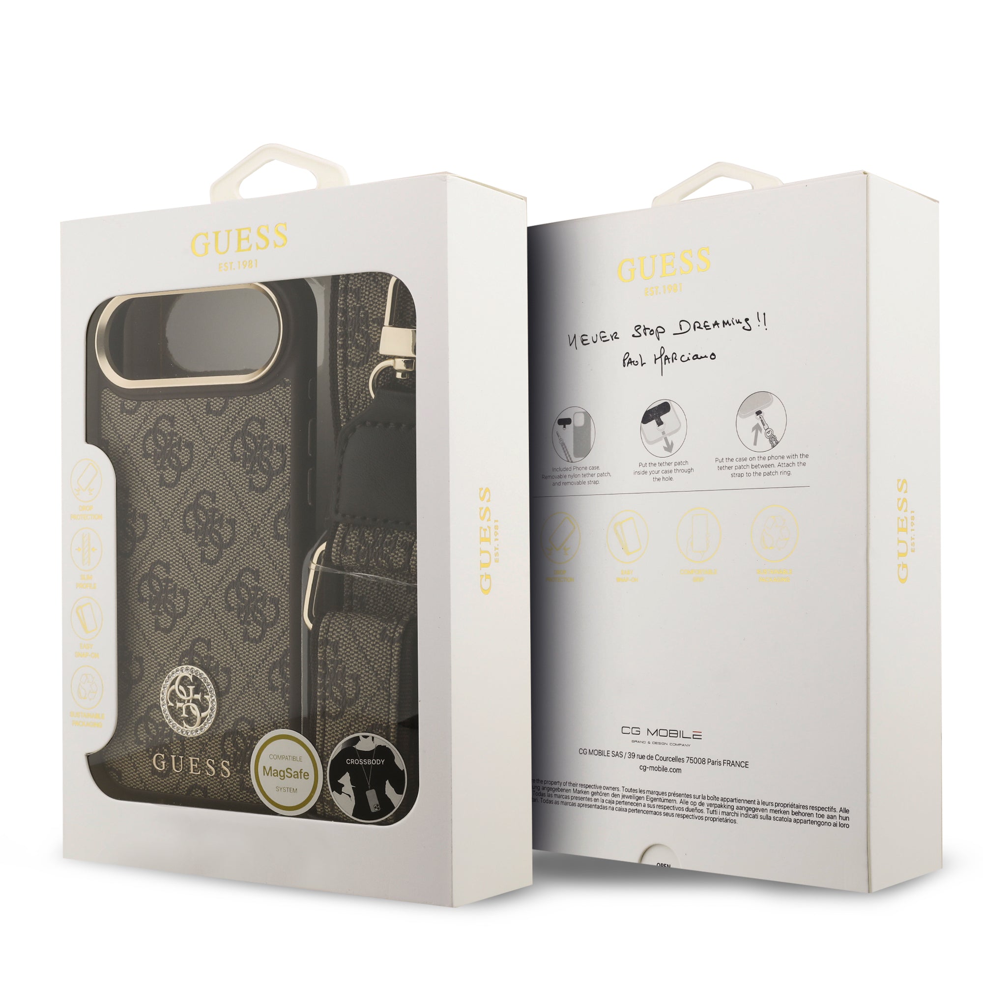 Guess GUHMP17MP4G4DCSW CASE For iPhone17 Air