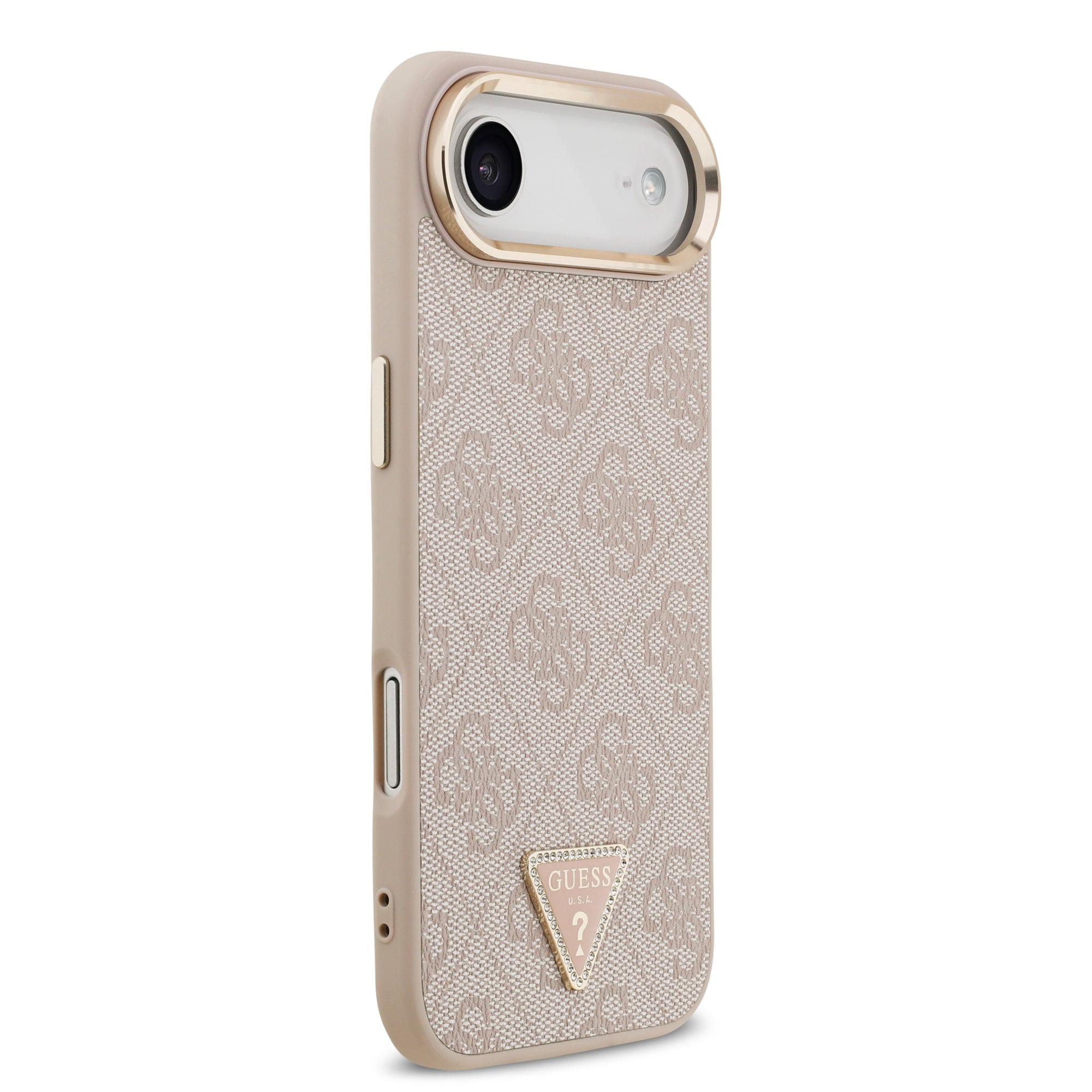 GUESS GUHMP17MP4GTDGMP HardCase MagSafe 4G PU W/ Triangle Logo GD Pink iPhone 17 Air