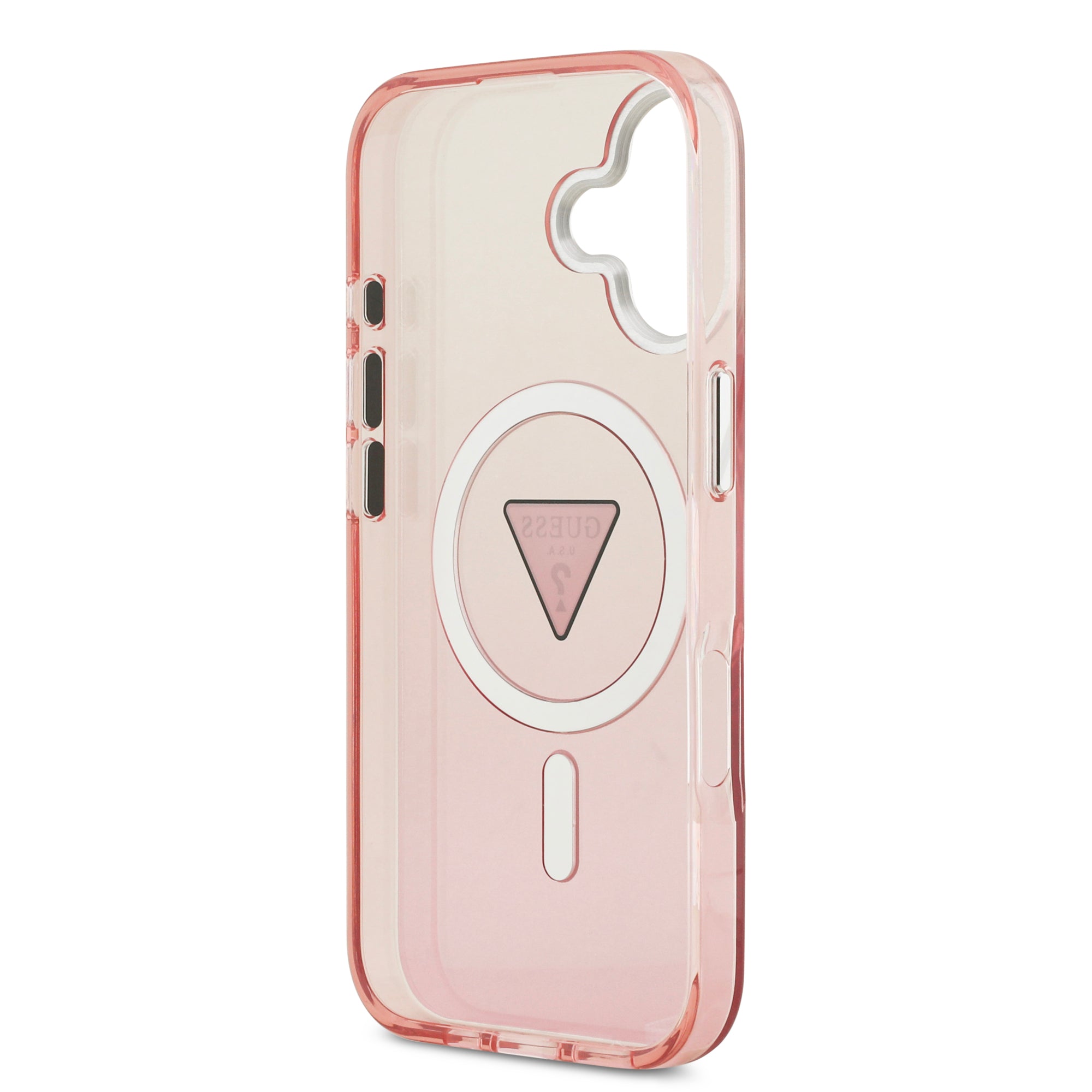 GUESS GUHMP17SHGTMLCGP HardCase MagSafe IML GRADIENT W/ Triangle Logo Pink iPhone 17