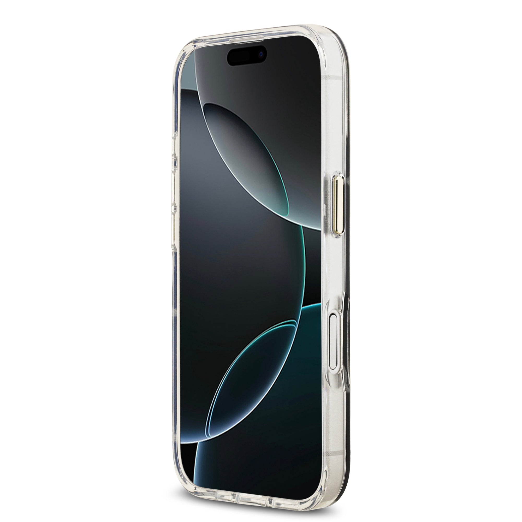 GUESS GUHMP17SHMRPOGDS HardCase MagSafe TPU Mirror W/ Peony Glitter Silver iPhone 17