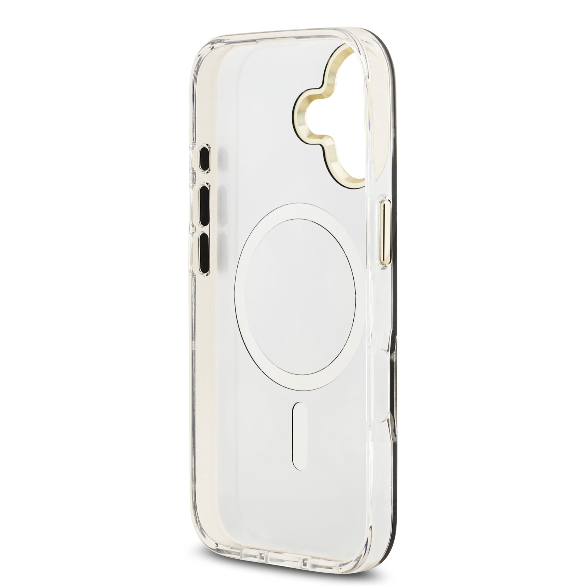 GUESS GUHMP17SHMRPOGDS HardCase MagSafe TPU Mirror W/ Peony Glitter Silver iPhone 17