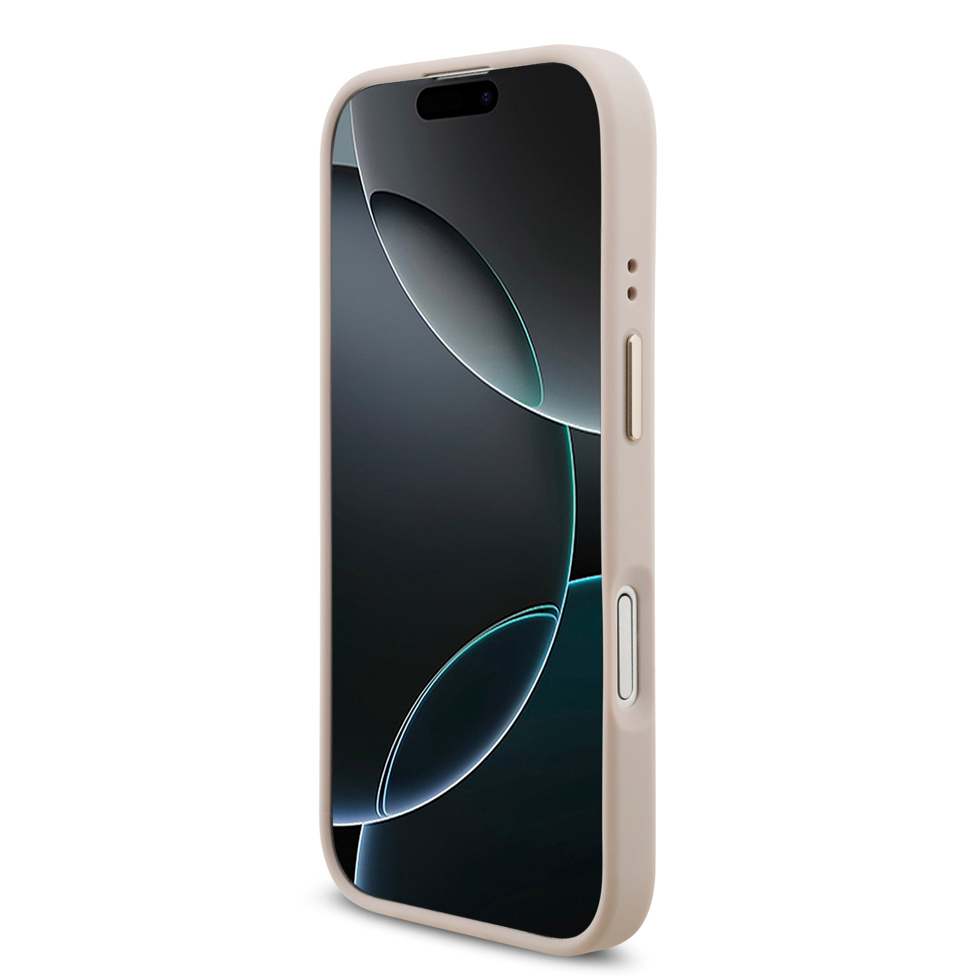 GUESS GUHMP17SP4G4DCSP HardCase MagSafe 4G PU W/ Strass Logo & Big Strap Metal Buttons Pink iPhone 17