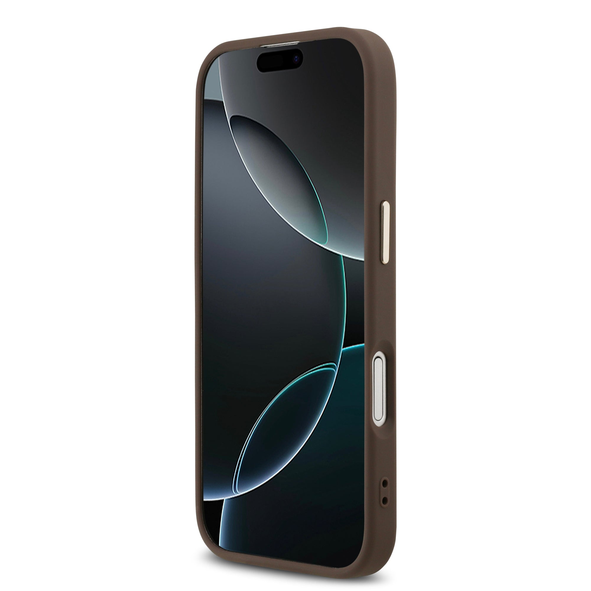 GUESS GUHMP17SP4GTDGMW HardCase MagSafe 4G PU W/ Triangle Logo GD Brown iPhone 17