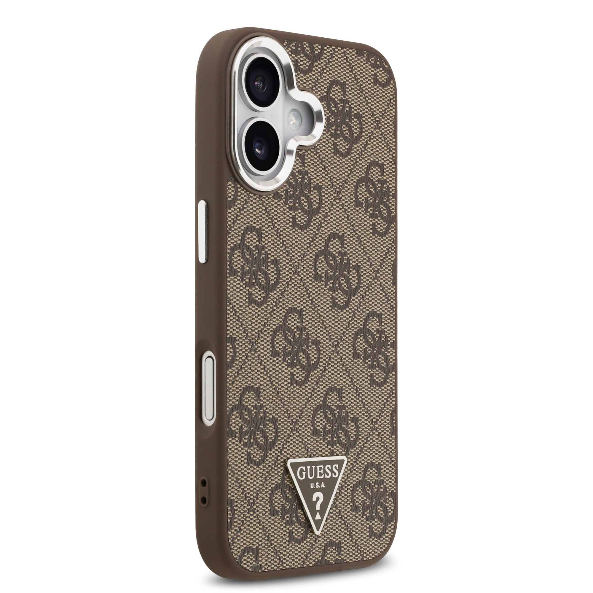 GUESS GUHMP17SP4TSRCMW Hardcase MagSafe 4G PU W/ Triangle Logo SL Brown iPhone 17