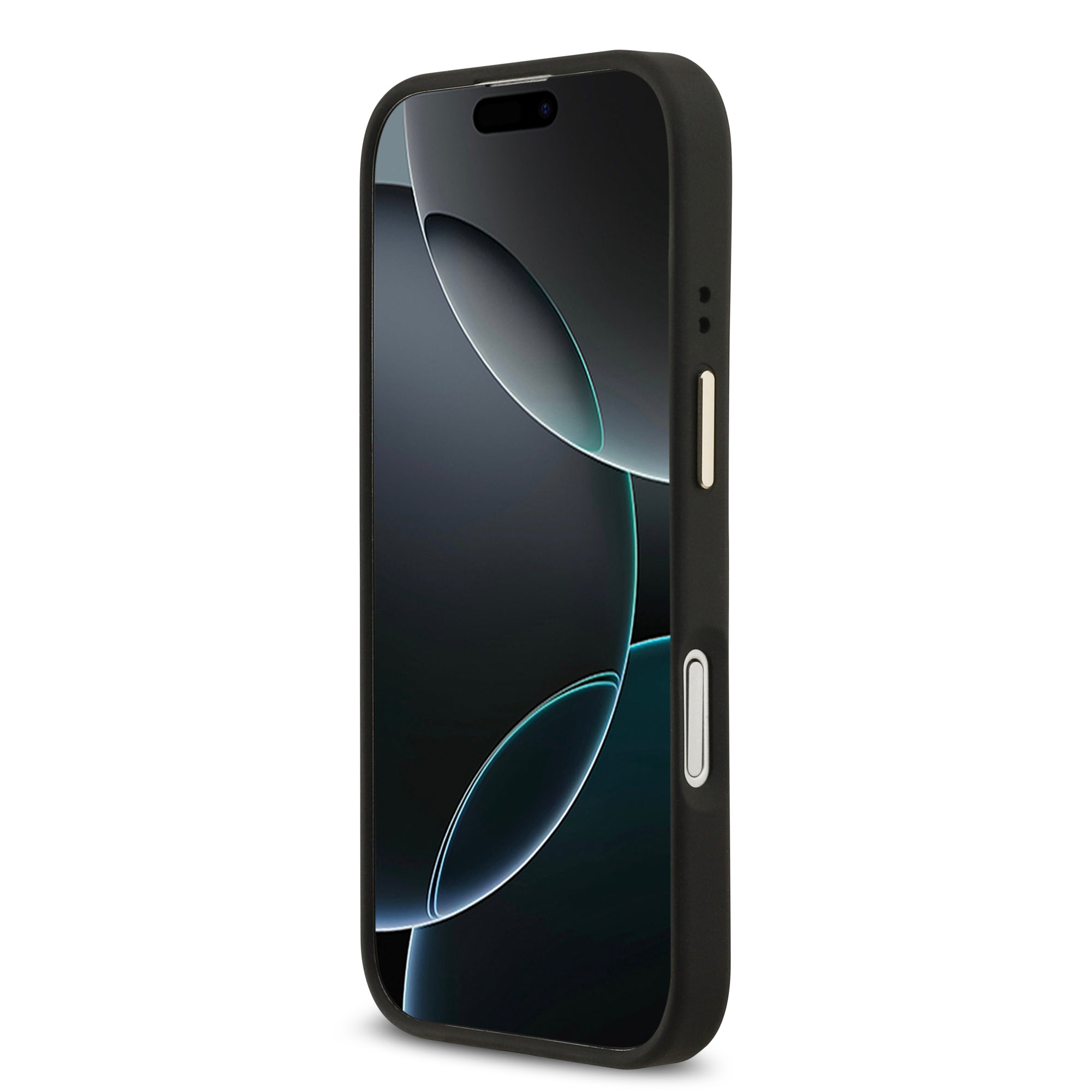 GUESS GUHMP17SU4GPRK HardCase MagSafe 4G PU Logo Plate Black iPhone 17