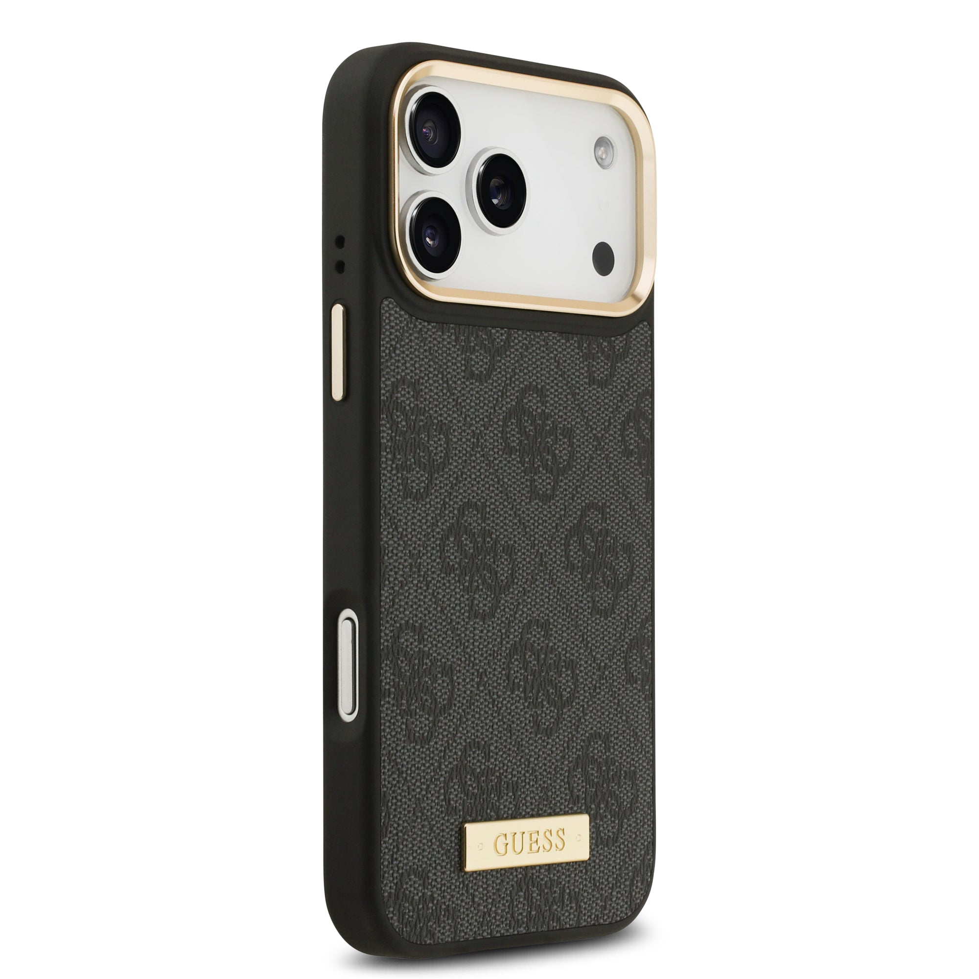 GUESS GUHMP17XU4GPRK HardCase MagSafe 4G PU Logo Plate Black iPhone 17 Pro Max