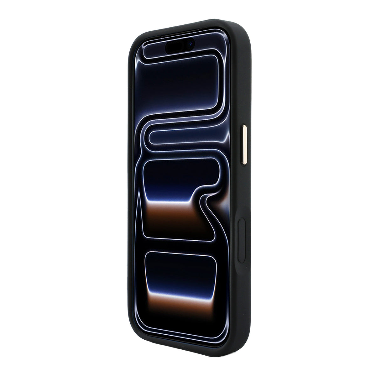 Guess GUHMP18L6P4G4RCK 4G with Stripe Round and Classic Logos MagSafe case for iPhone 18 Pro / iPhone 17 Pro black