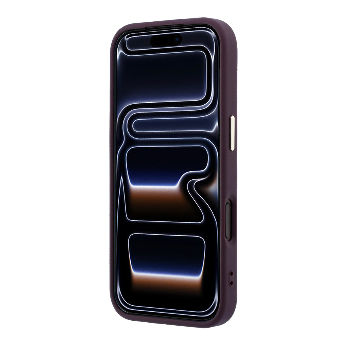 Guess GUHMP18L6PSA4DMU Saffiano Small 4G & Classic Logo MagSafe case for iPhone 18 Pro / 17 Pro burgundy