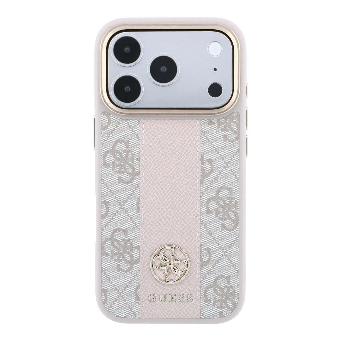Guess GUHMP18X6P4G4RCP 4G with Stripe Round and Classic Logos MagSafe for iPhone 18 Pro Max / iPhone 17 Pro Max Pink