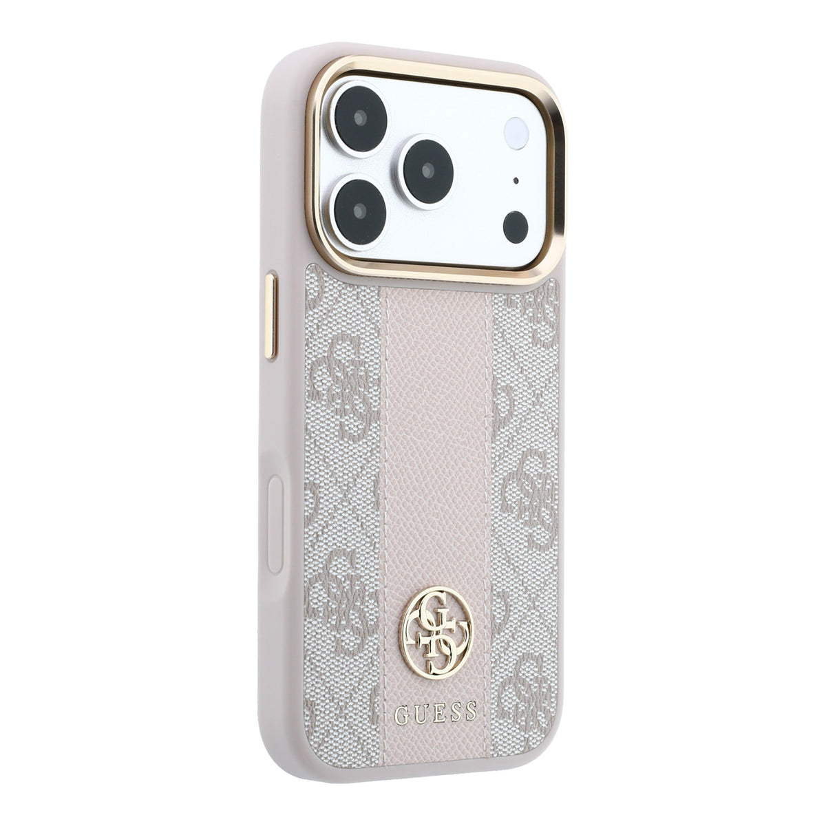 Guess GUHMP18X6P4G4RCP 4G with Stripe Round and Classic Logos MagSafe for iPhone 18 Pro Max / iPhone 17 Pro Max Pink