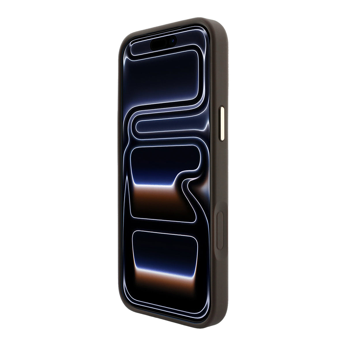 Guess GUHMP18X6P4G4RCK 4G with Stripe Round and Classic Logos MagSafe for iPhone 18 Pro Max / iPhone 17 Pro Max Brown