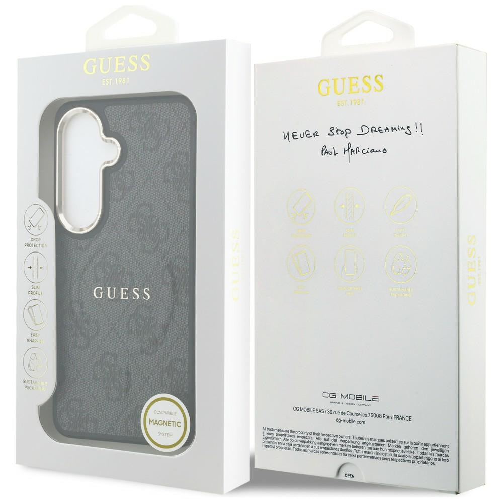 Guess GUHMS26SP4MSEGCK 4G Embossed Ring MagSafe for Samsung Galaxy S26 black