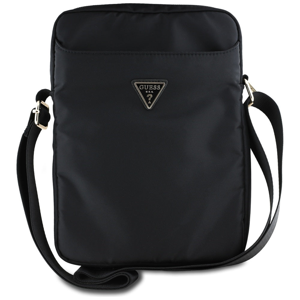 Guess Bag GUTB10NTMLBK 10" black Nylon Triangle Logo