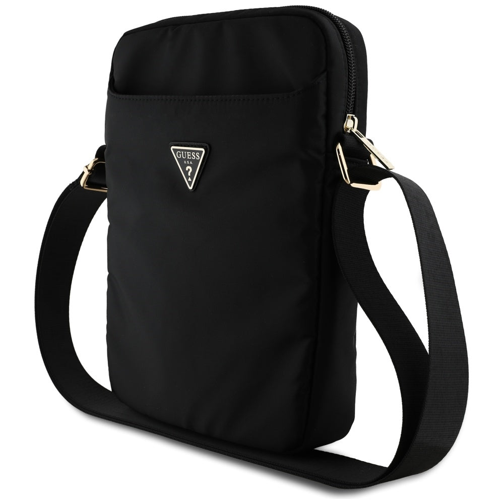 Guess Bag GUTB10NTMLBK 10" black Nylon Triangle Logo