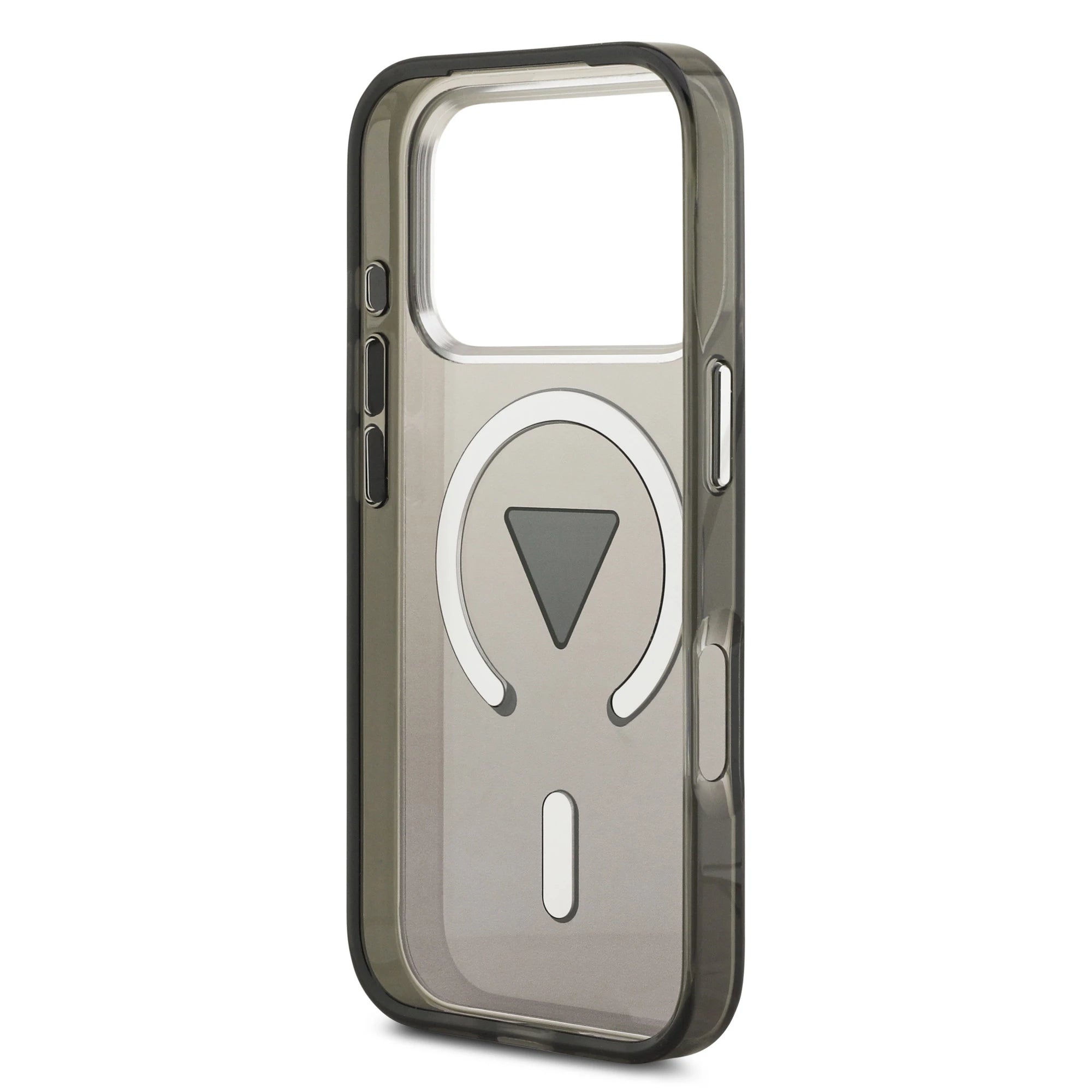 GUESS GUHMP17LHGTMLCGK Hardcase MagSafe Black IML Gradient Triangle Logo MagSafe for iPhone 17 Pro