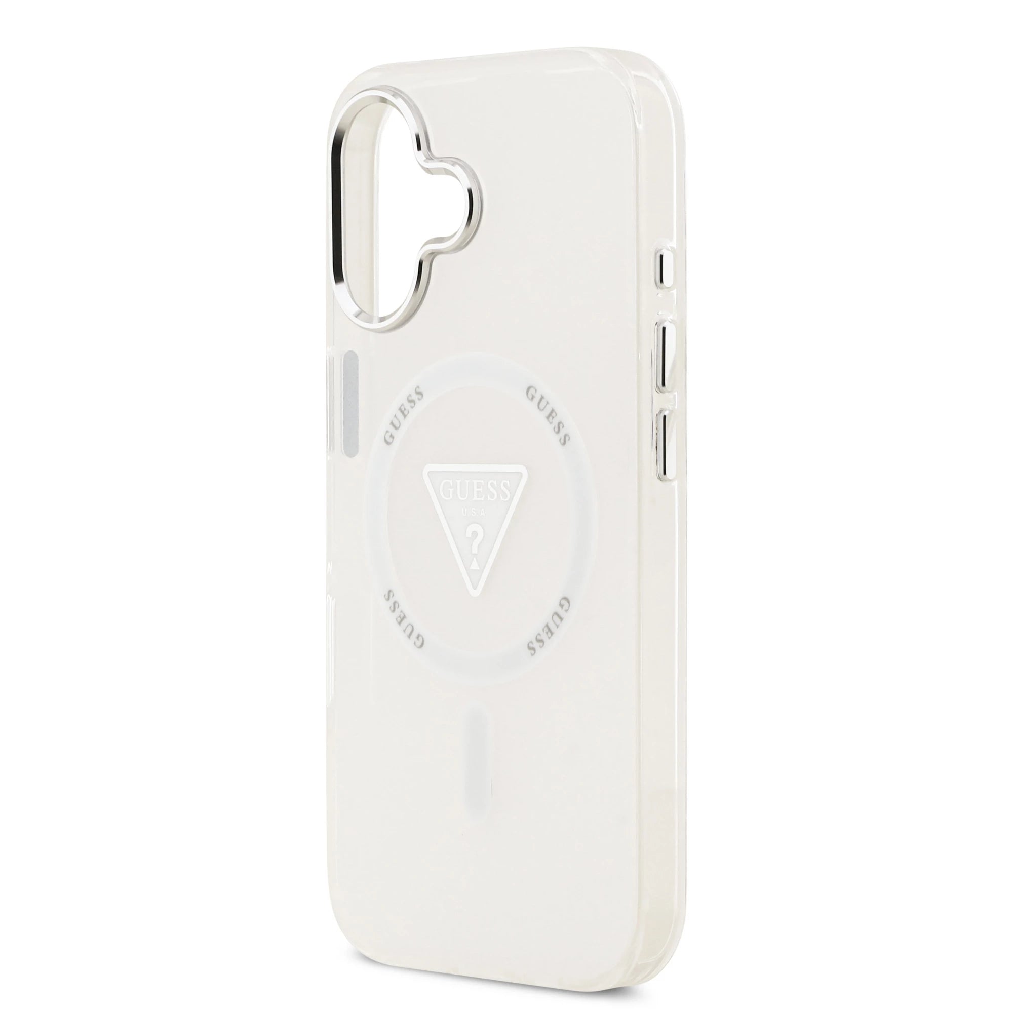 GUESS GUHMP17SHGTMLCGT Hardcase MagSafe Transparent IML Gradient Triangle Logo MagSafe for iPhone 17