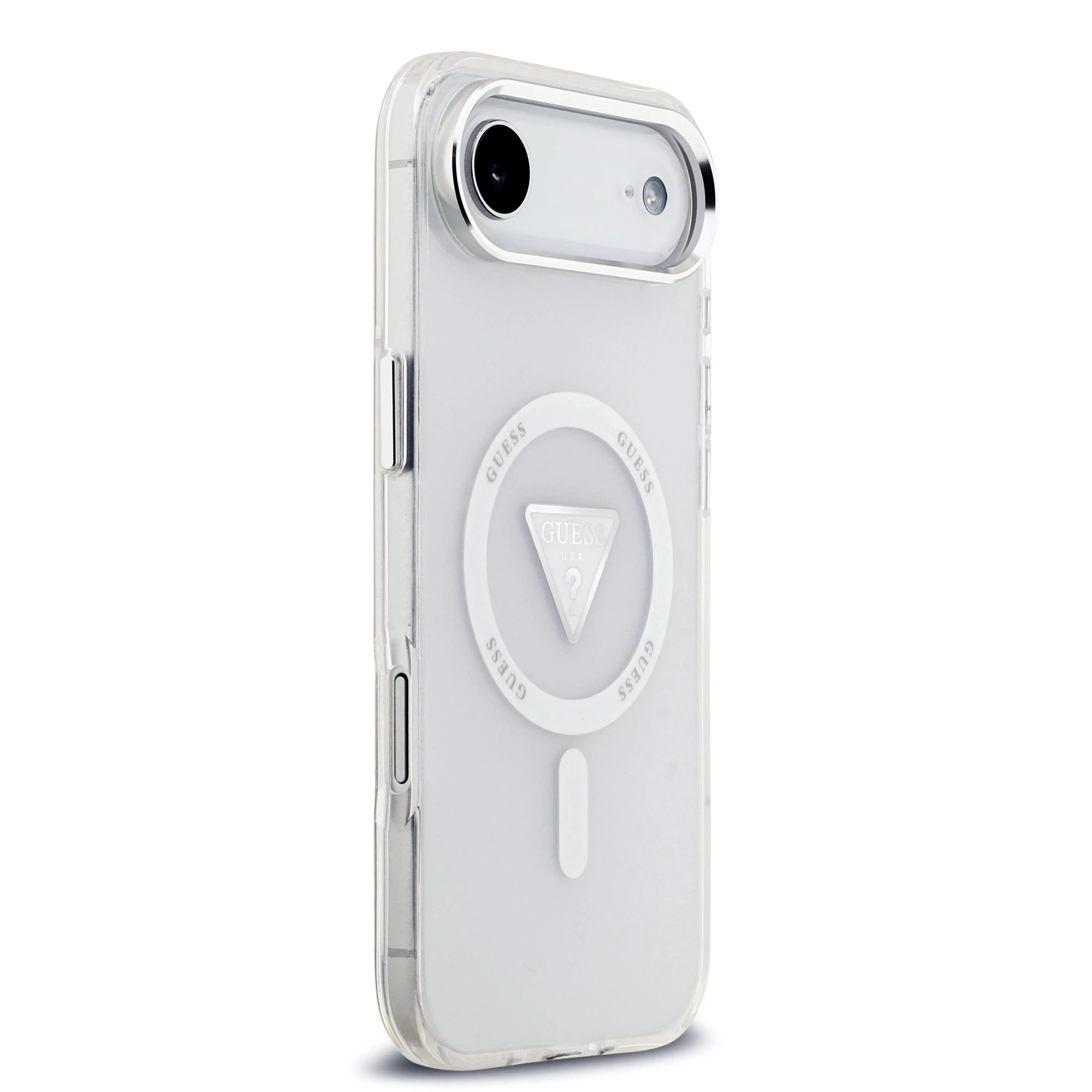 GUESS GUHMP17MHGTMLCGT Hardcase MagSafe Transparent IML Gradient Triangle Logo MagSafe for iPhone 17 Air
