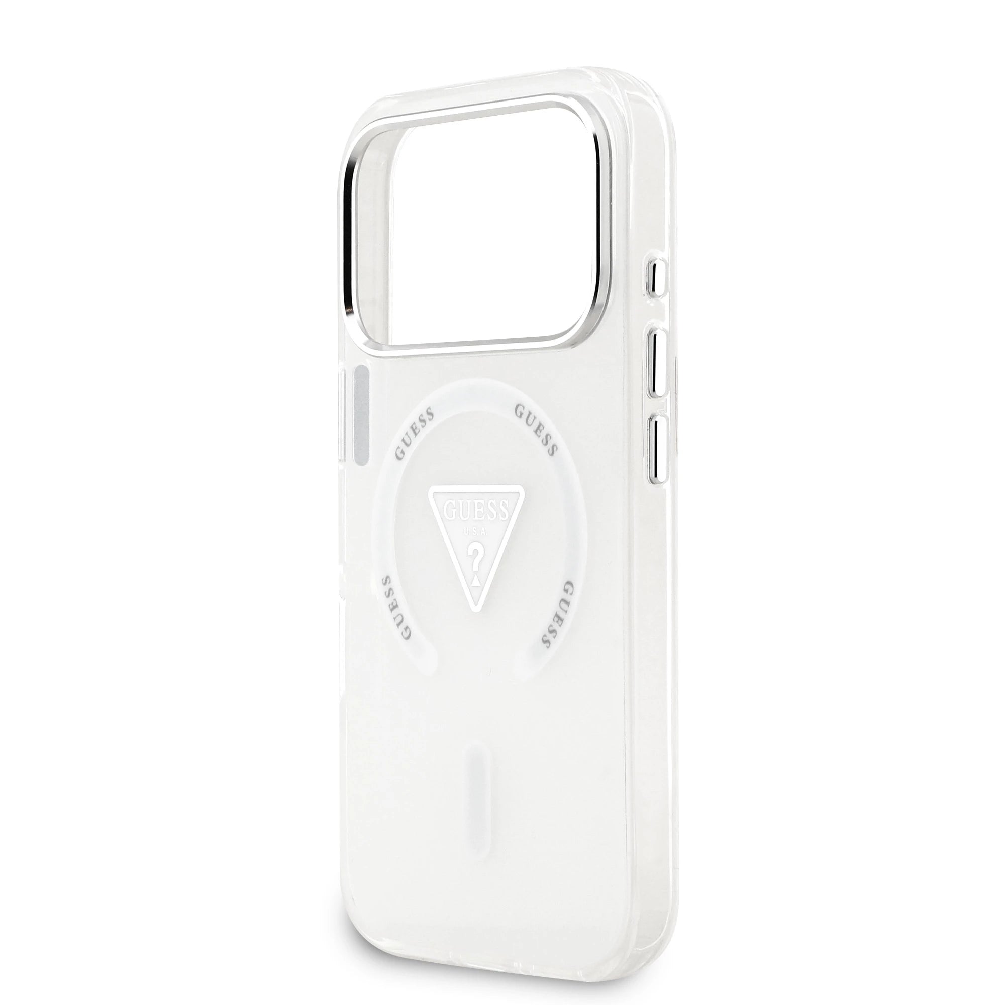 GUESS GUHMP17XHGTMLCGT Hardcase MagSafe Transparent IML Gradient Triangle Logo MagSafe for iPhone 17 Pro Max