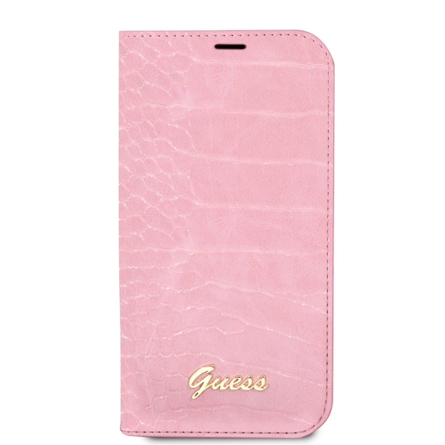 GUESS Apple iPhone 14 Plus Book Pink Croco Case