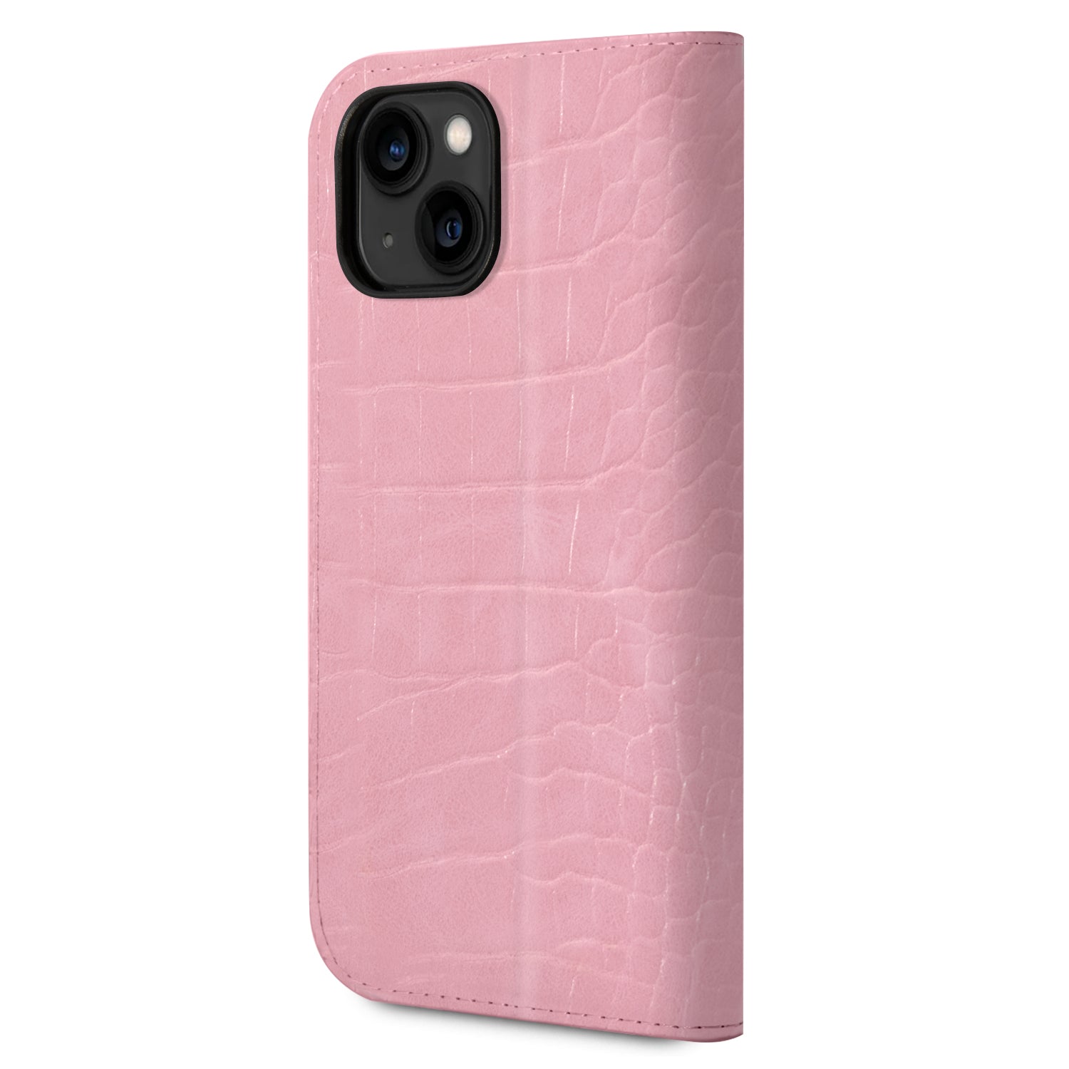 GUESS Apple iPhone 14 Plus Book Pink Croco Case