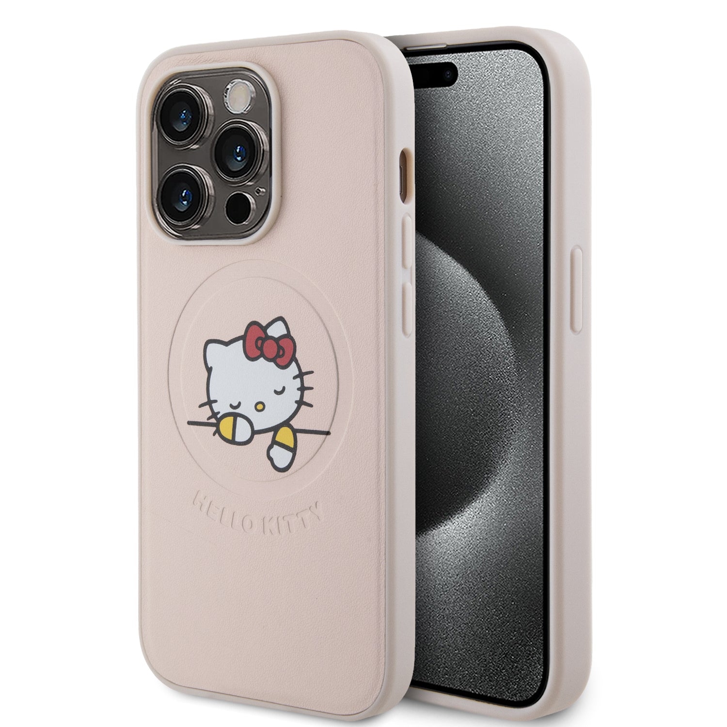 H. KITTY HC MAGSAFE PU KITTY ASLEEP PINK iPhone 15 PRO